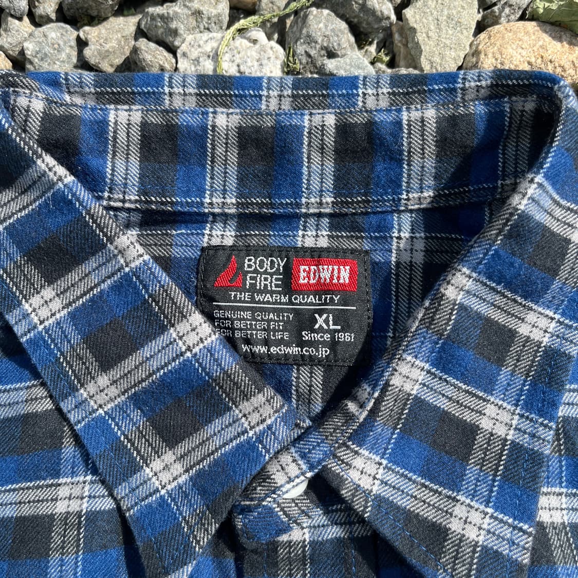 EDWIN(BODY FIRE) 체크셔츠 (실측확인) 상품이미지2
