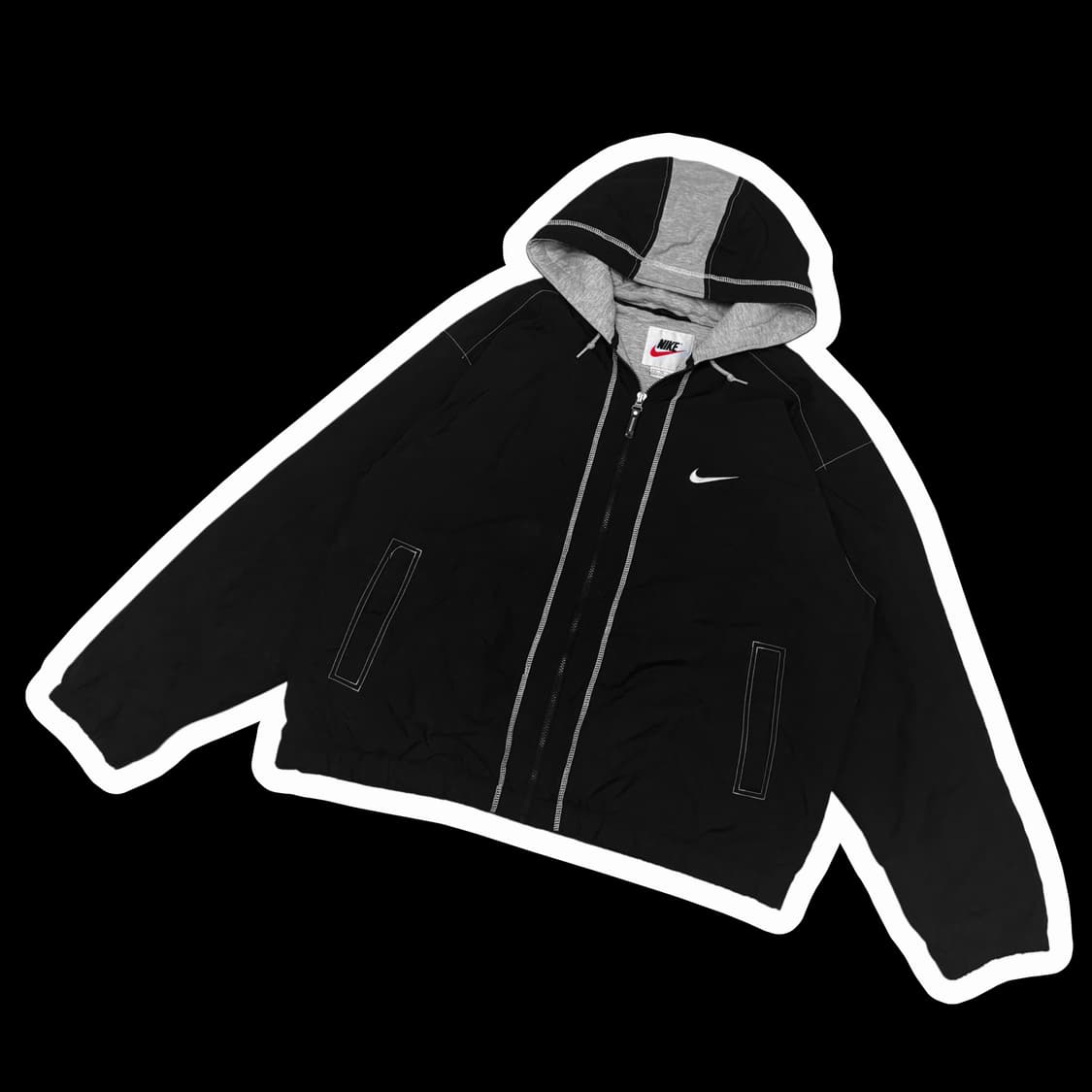 나이키 빅로고 스우시 스티치 누빔점퍼 자켓 상품이미지2