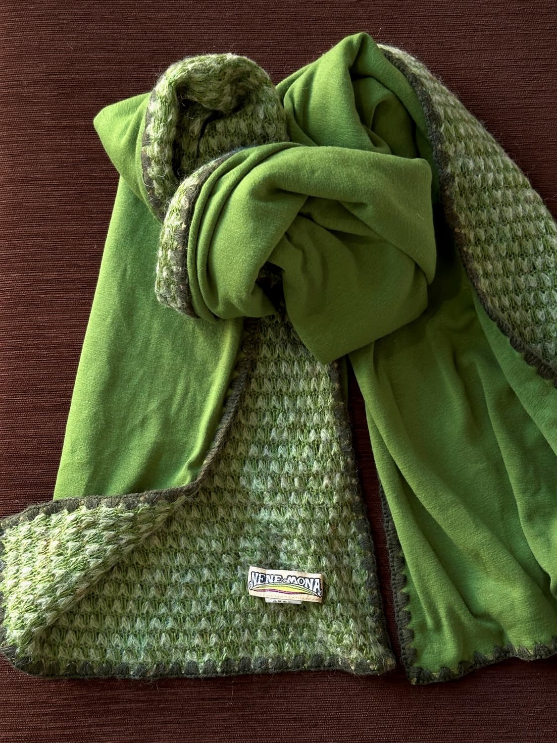 Double face knit design muffler 상품이미지1