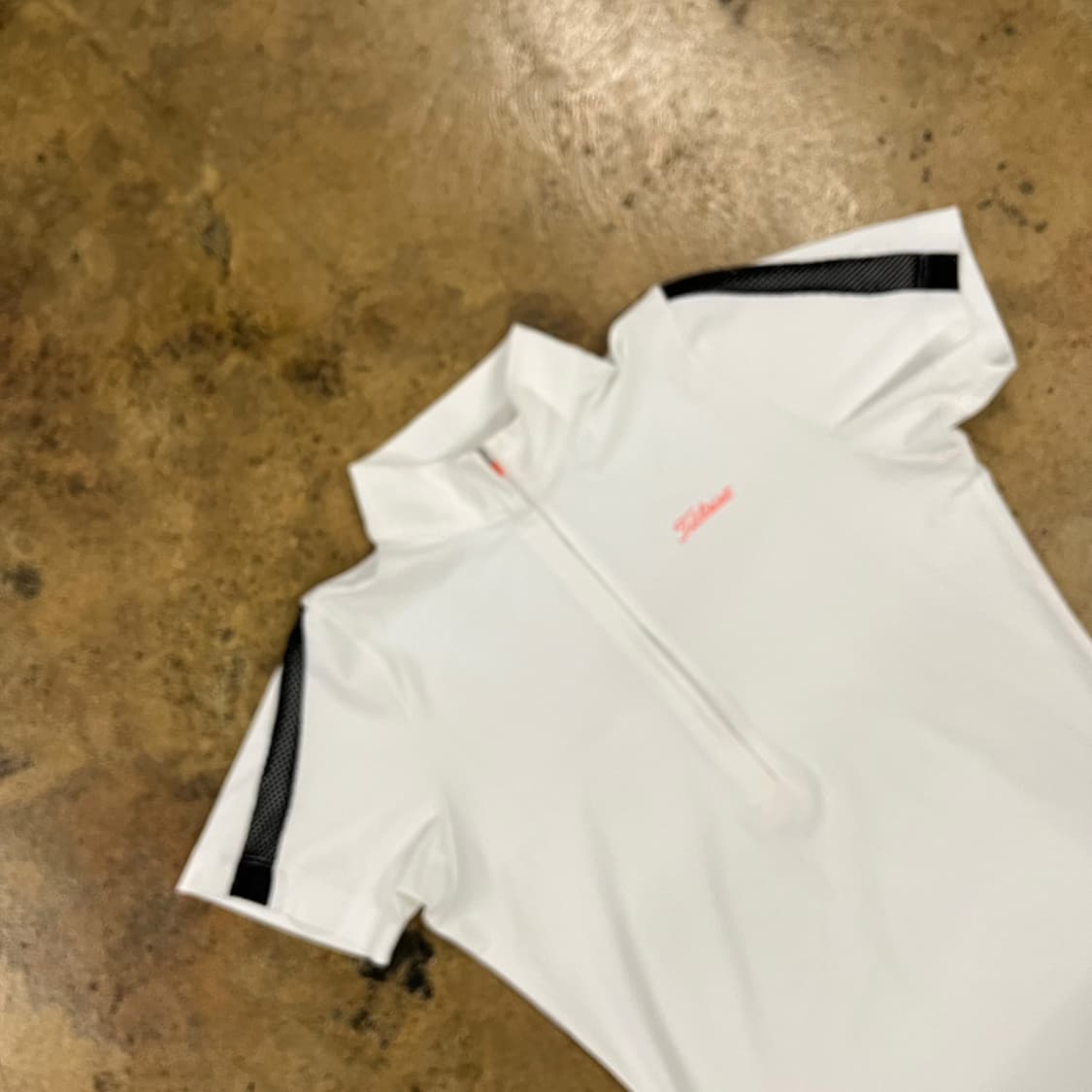 [정품/S] 타이틀리스트 화이트 골프 반팔 티셔츠 b12 상품이미지1