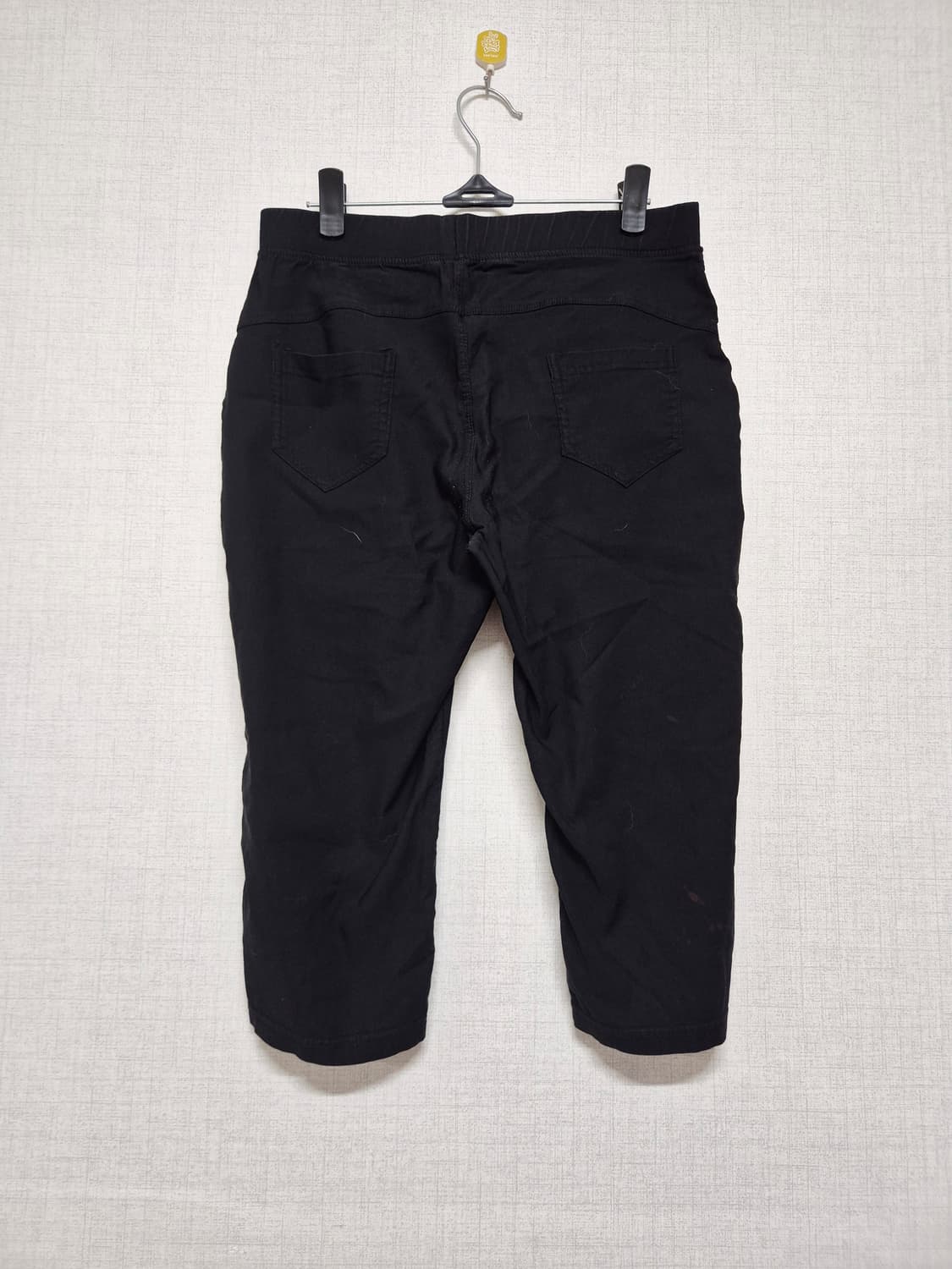 밴딩 블랙 반바지 상품이미지2