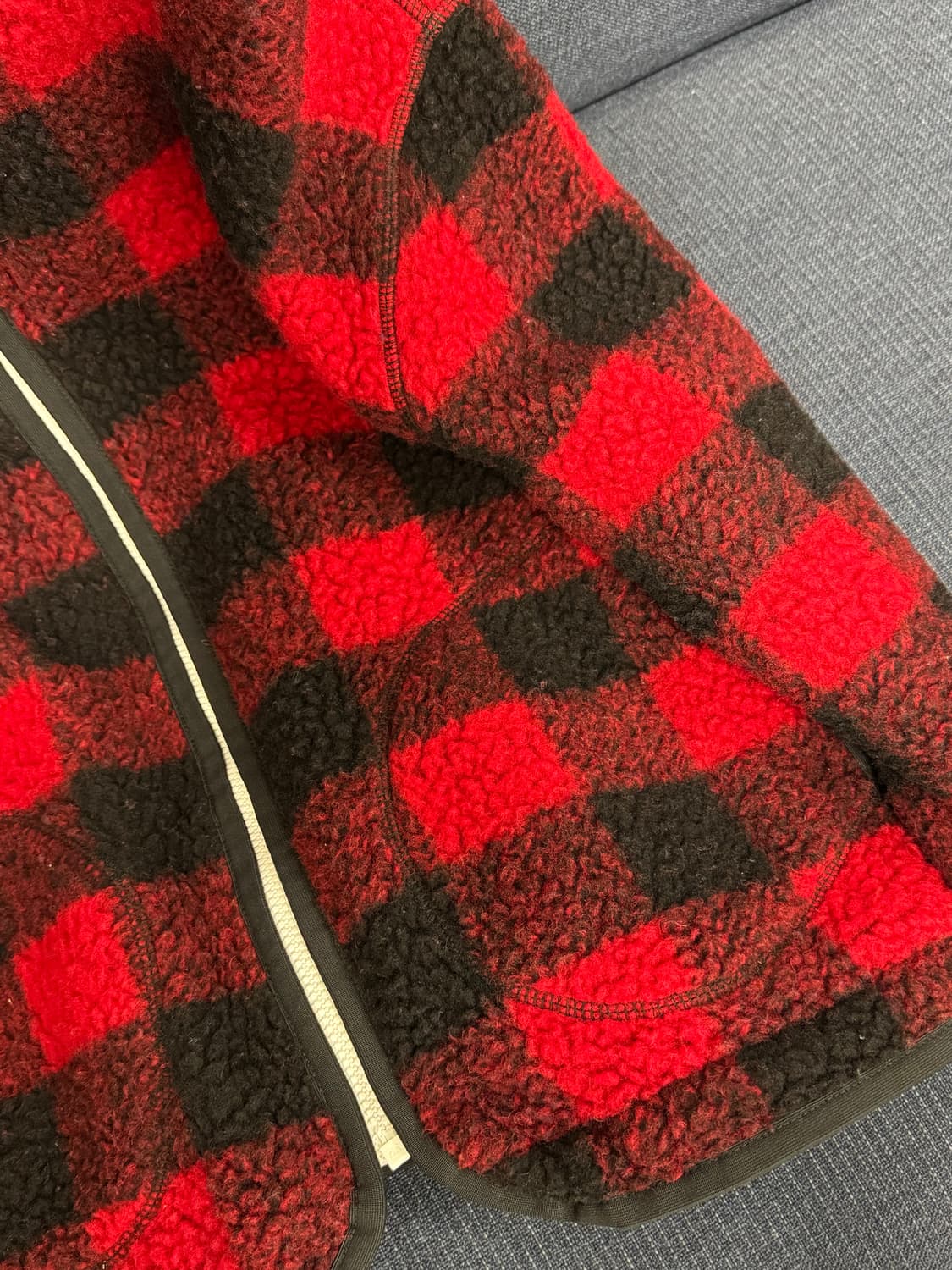 드레익스 버팔로 체크 플리스 자켓 L 상품이미지3