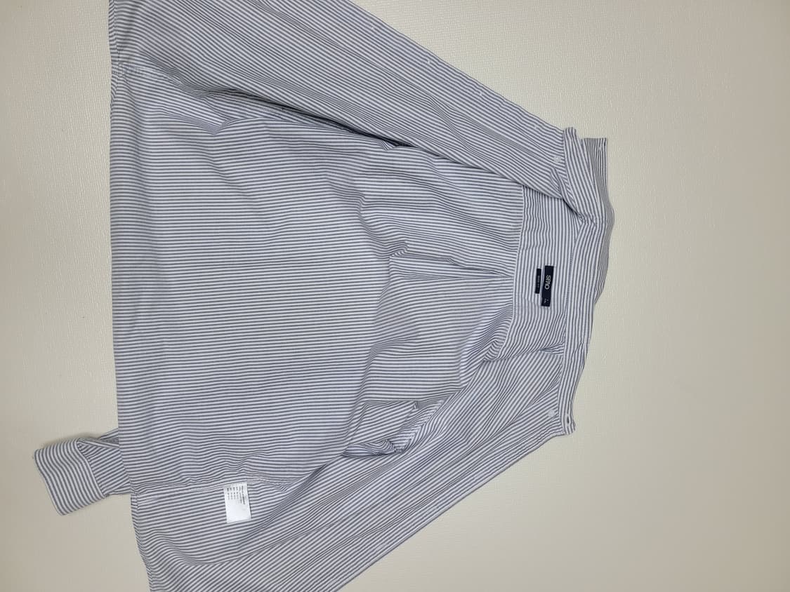 스파오 SPAO 남자 옥스포드 셔츠 XL 라이트그레이 상품이미지8