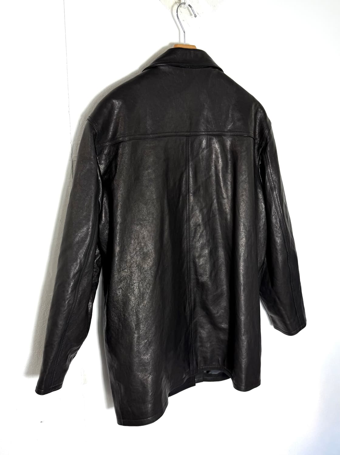 더시그니처 가죽자켓 레더자켓 카코트 가죽카코트 레더카코트 상품이미지2