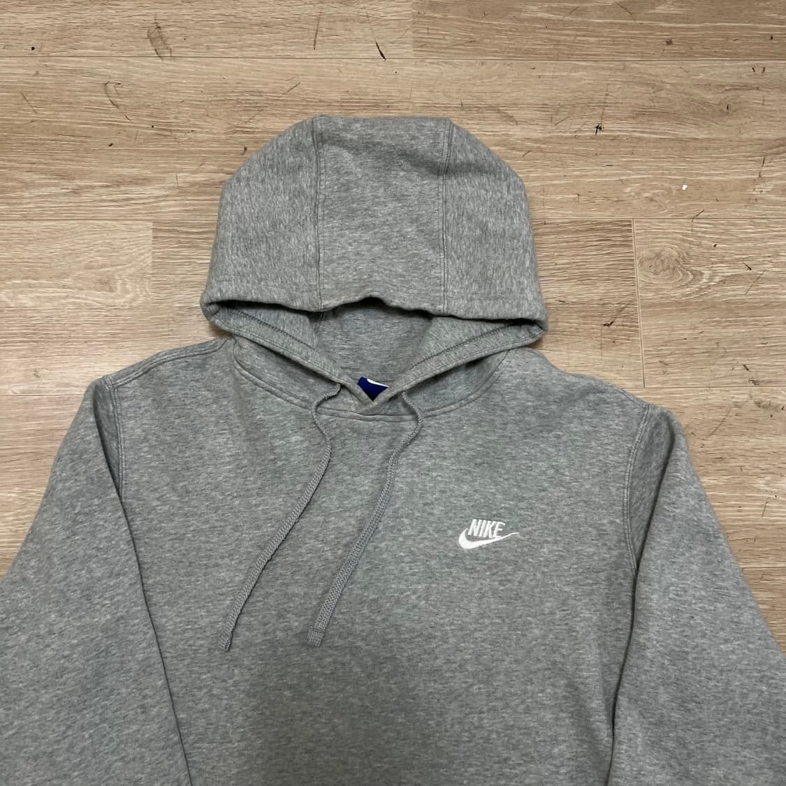 나이키 스우시 로고 기모 안감 후드티 [그레이] M/95 상품이미지2