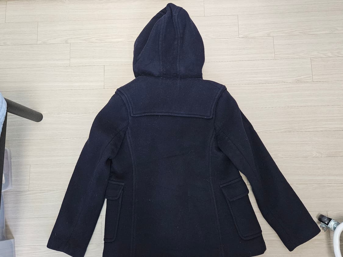 버버리 하프코트 떡볶이코트 네이비 상품이미지3