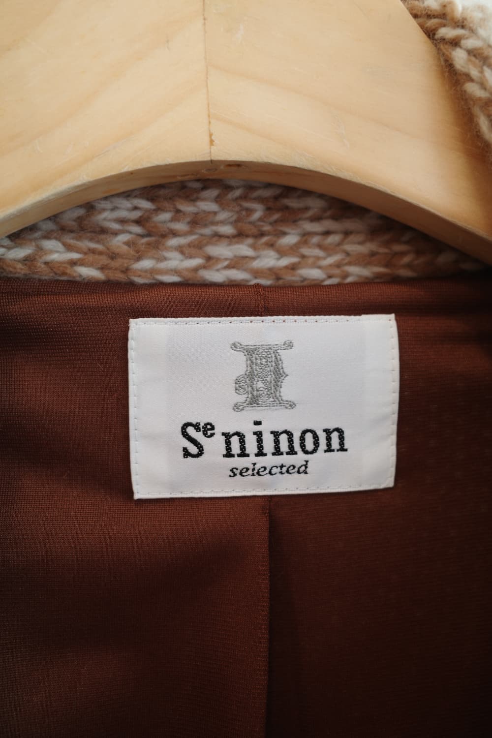 Japan brand 캐시미어100 멜란지 니트 가디건 상품이미지3