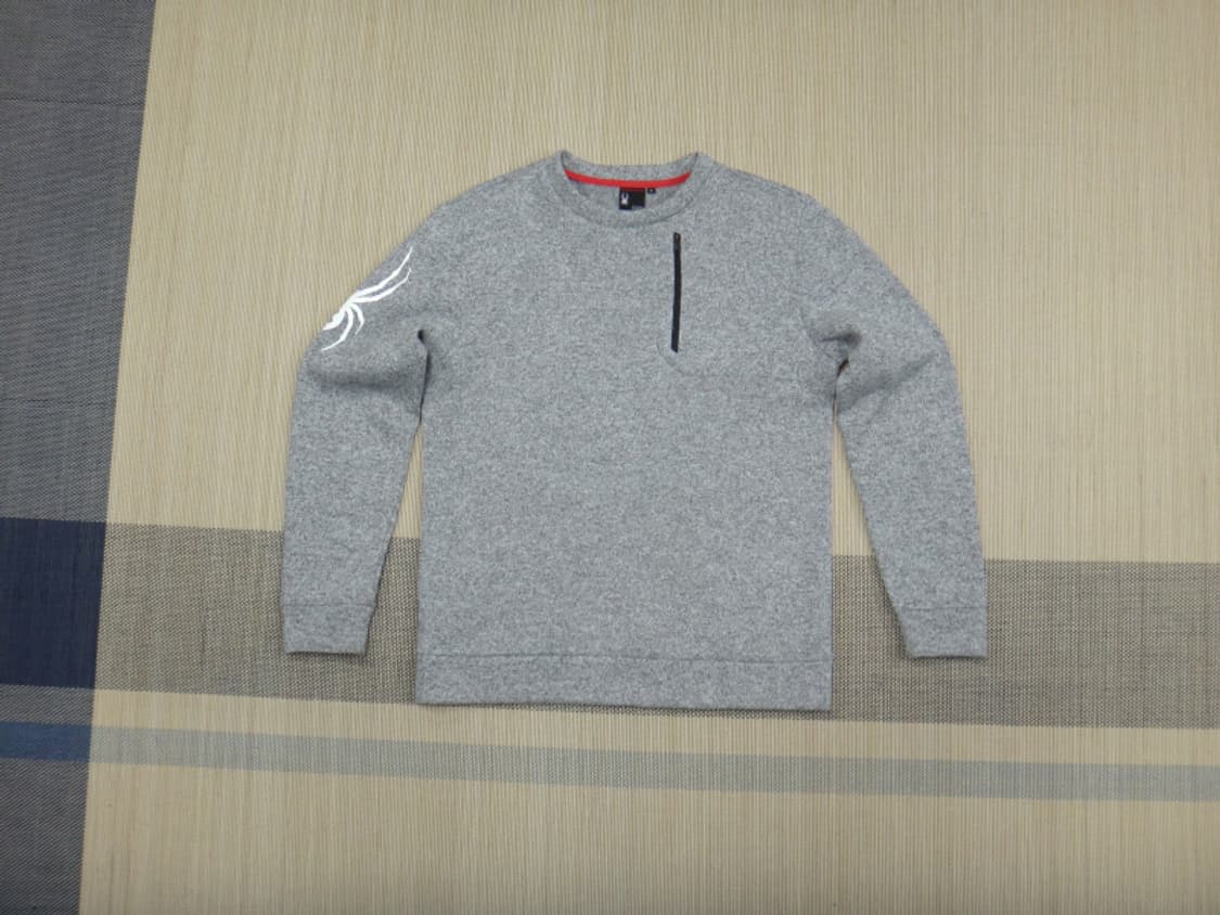 (105) 스파이더 지퍼 포켓 플리스 맨투맨 티셔츠 상품이미지1