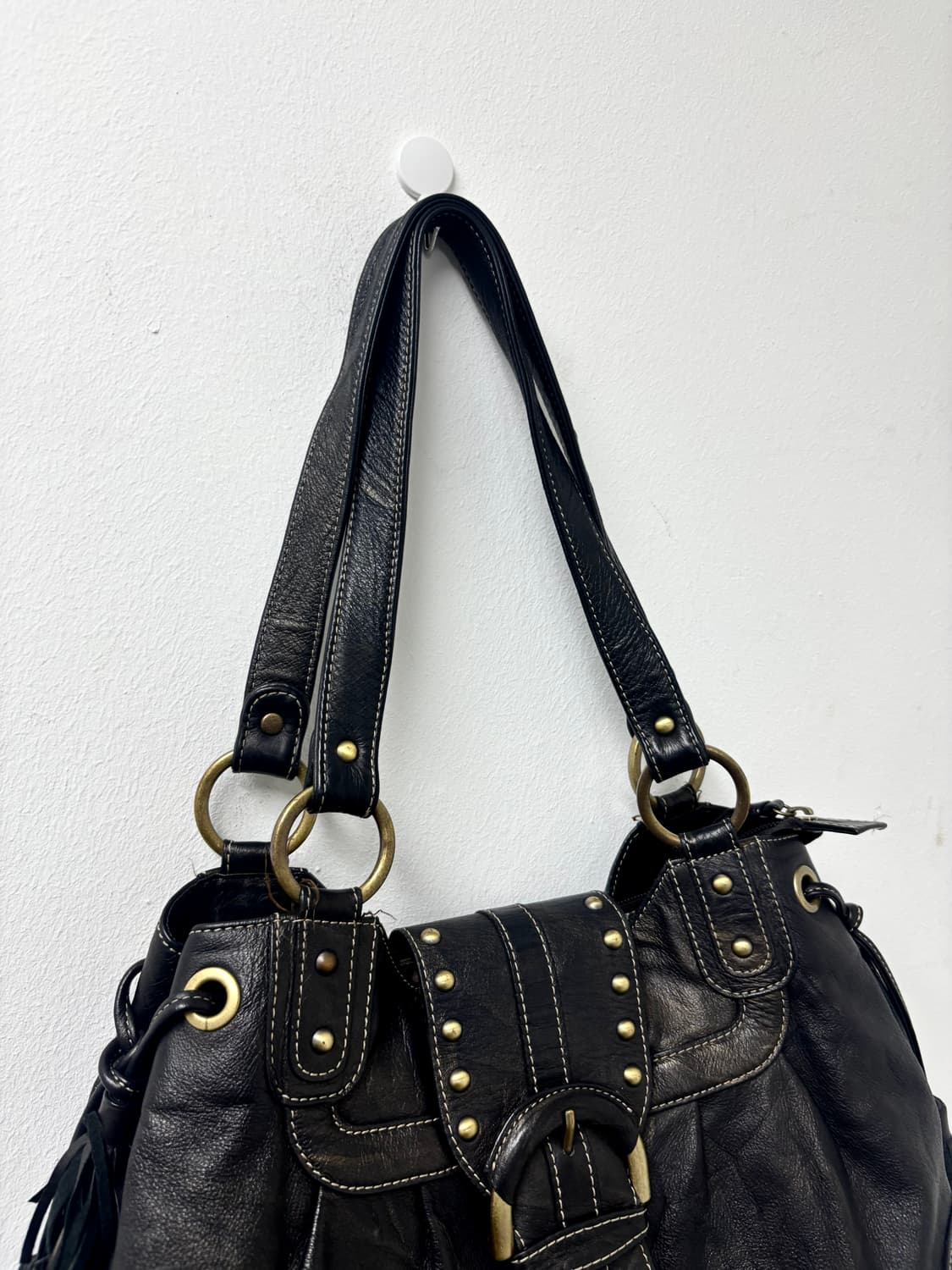“Renoma” 00’s Pinterest Buckle&Stud Deta 상품이미지4