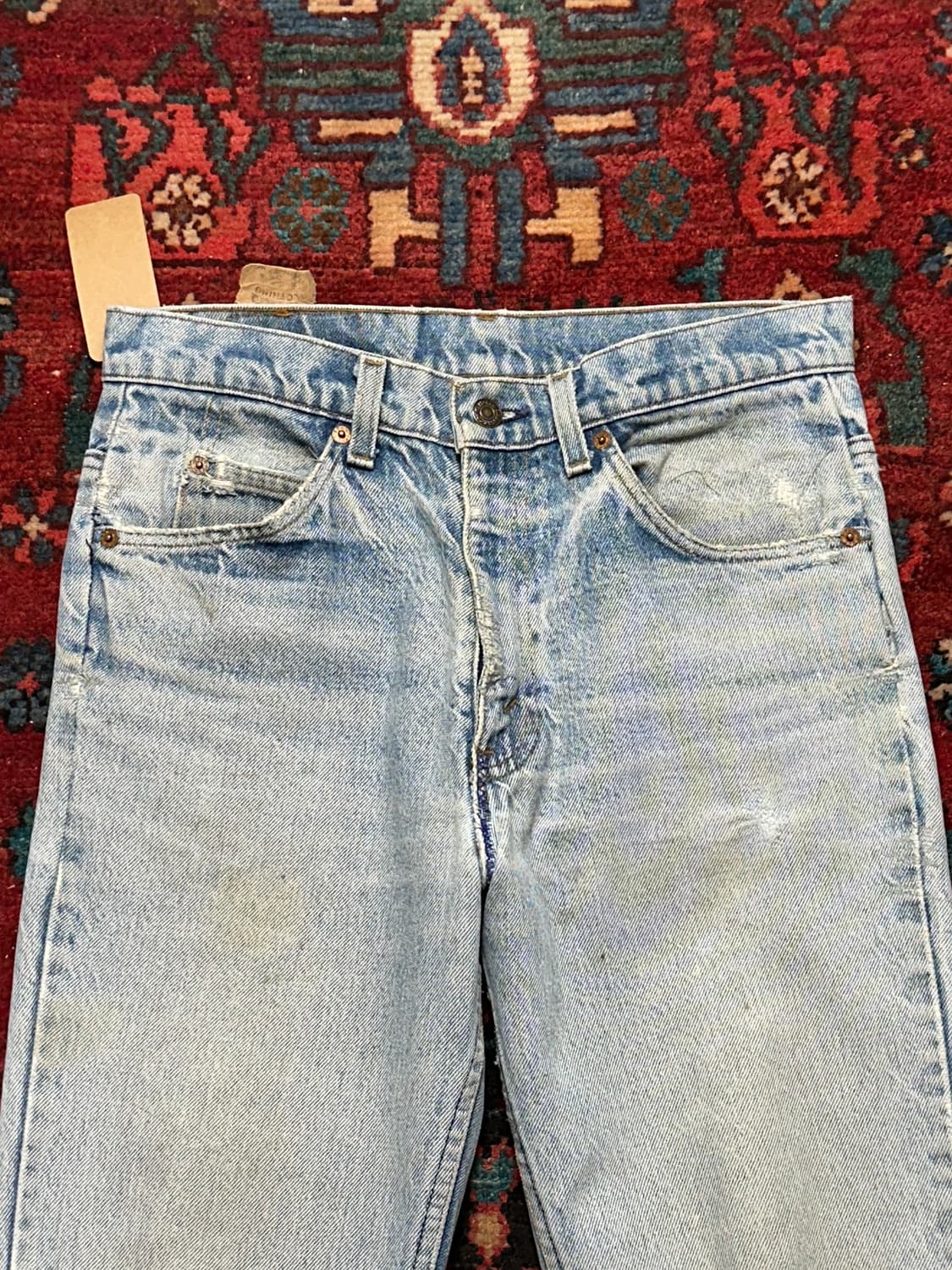 80’s USA Made 빈티지 리바이스 517 오렌지탭 부츠컷 상품이미지5