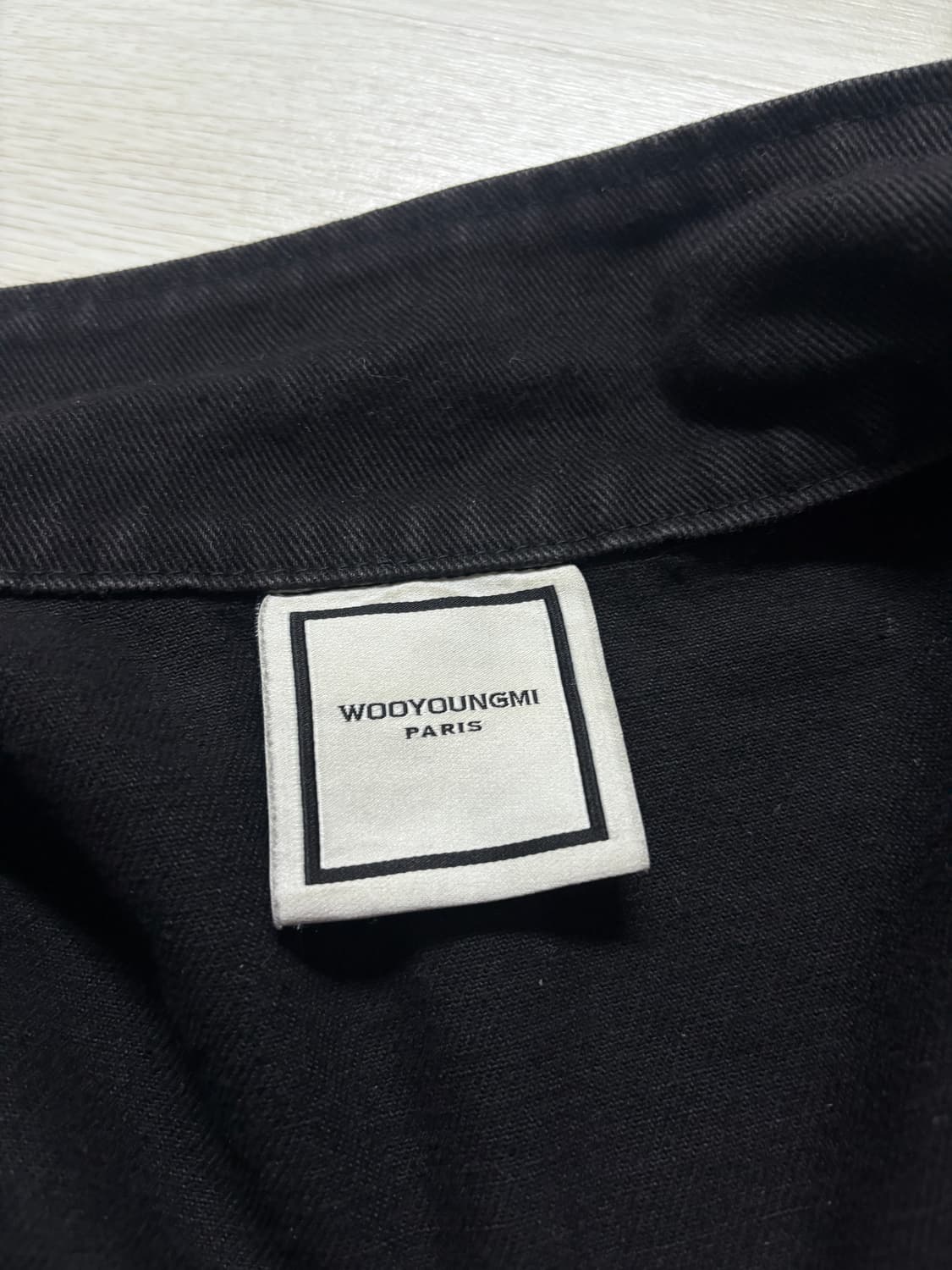 우영미 하이넥 데님자켓 상품이미지3