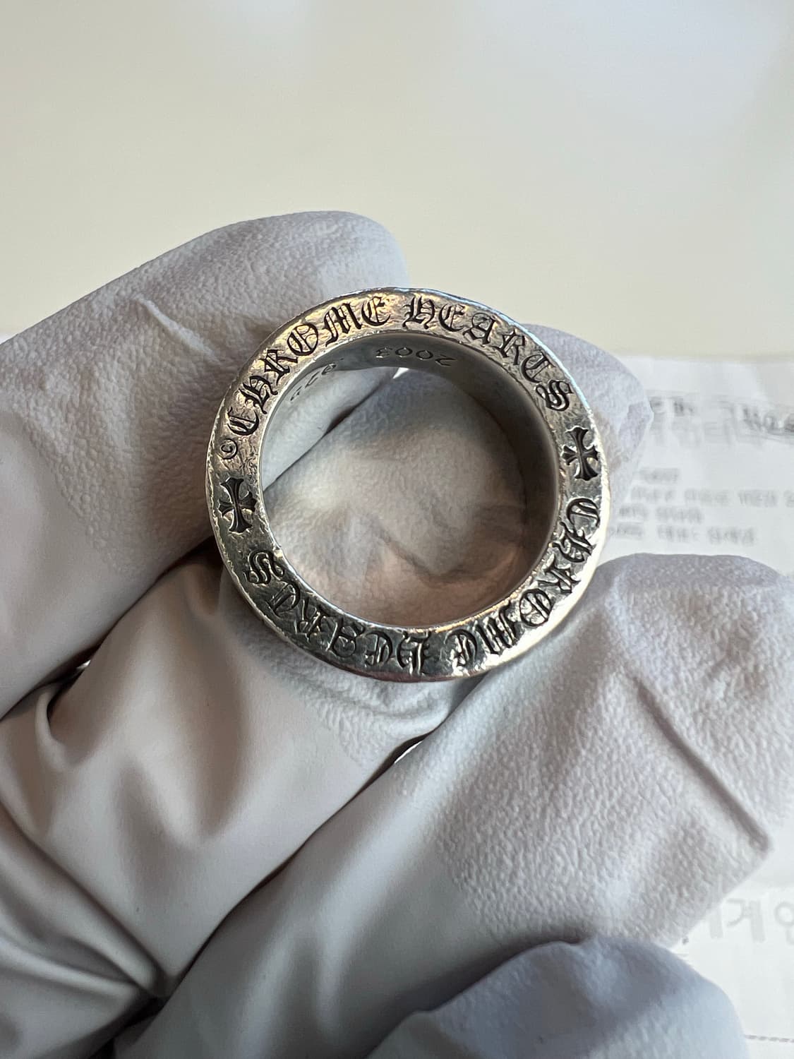 [us5.5] 크롬하츠 퍽유링 상품이미지2