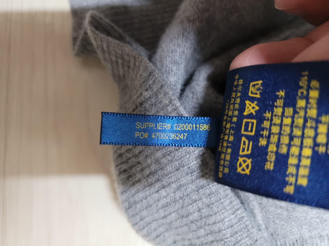 폴로 신형 랄프로렌 100% 모 울 가디건 L 상품이미지4