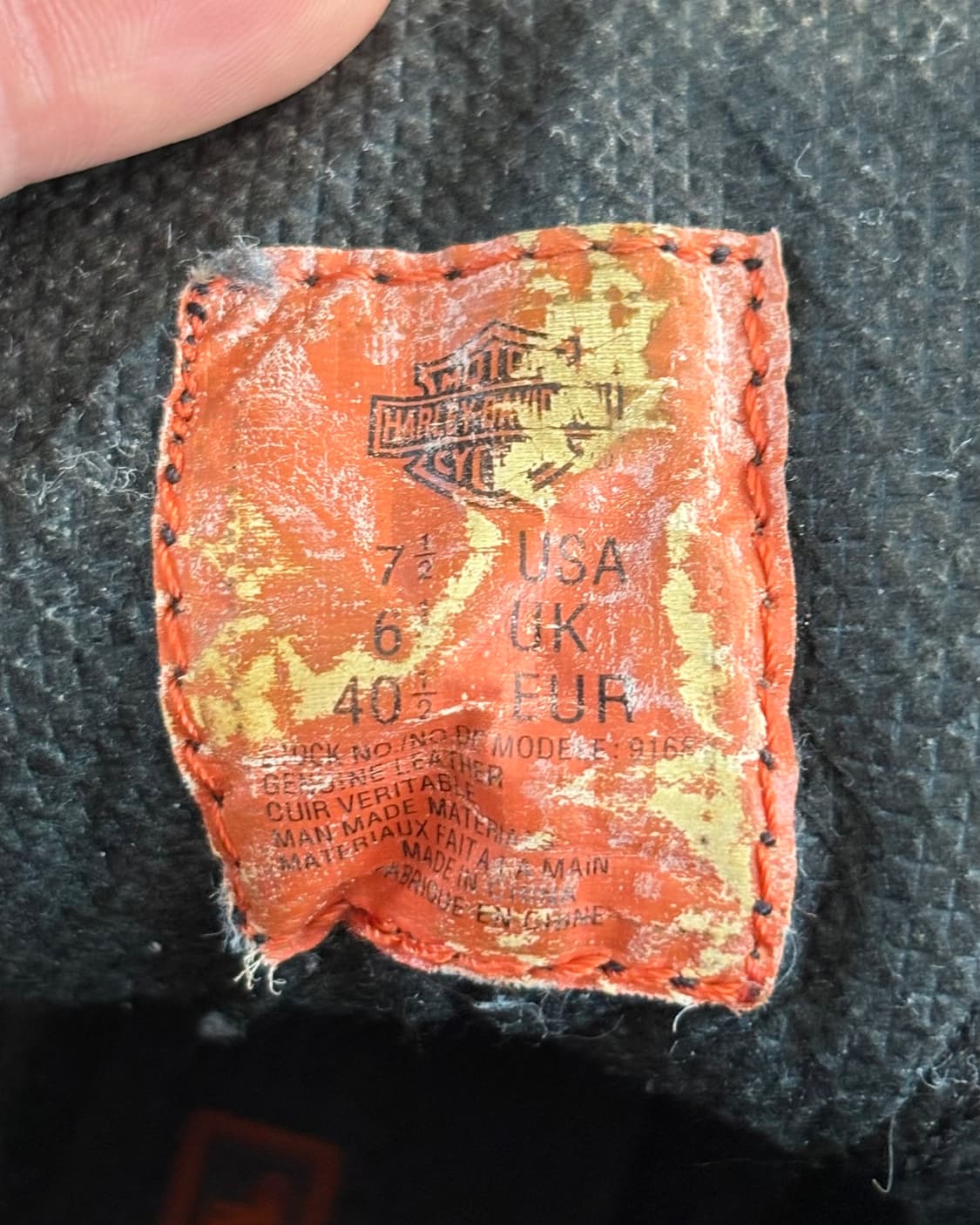 Harley Davidson 할리데이비슨 레더 브레이크 버클 부츠  상품이미지9