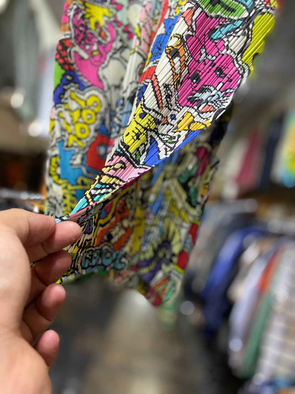 Pleats Please 플리츠 플리즈 2001 코믹스 플리츠 탑 상품이미지4