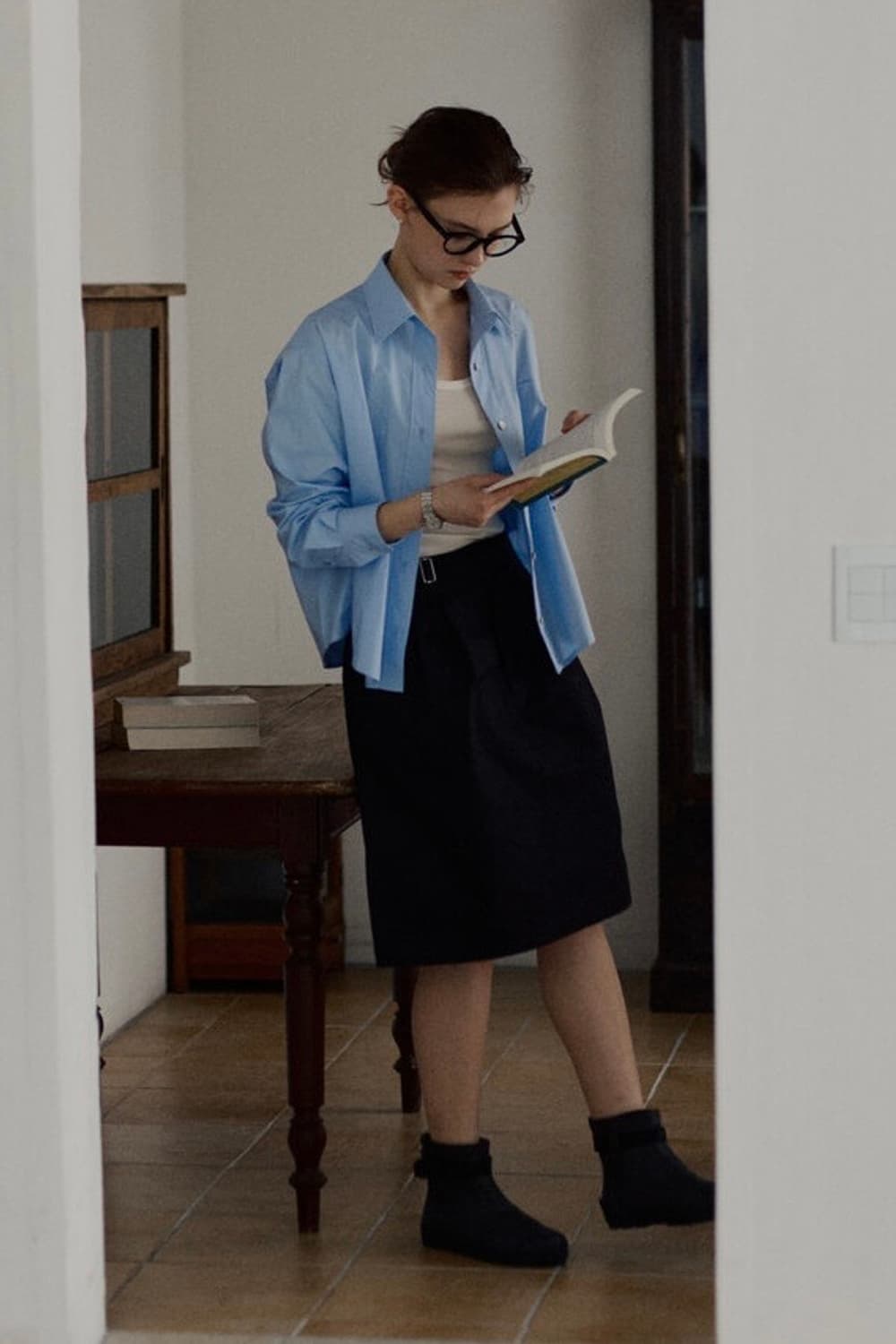 더라이브러리오브 스커트 상품이미지6