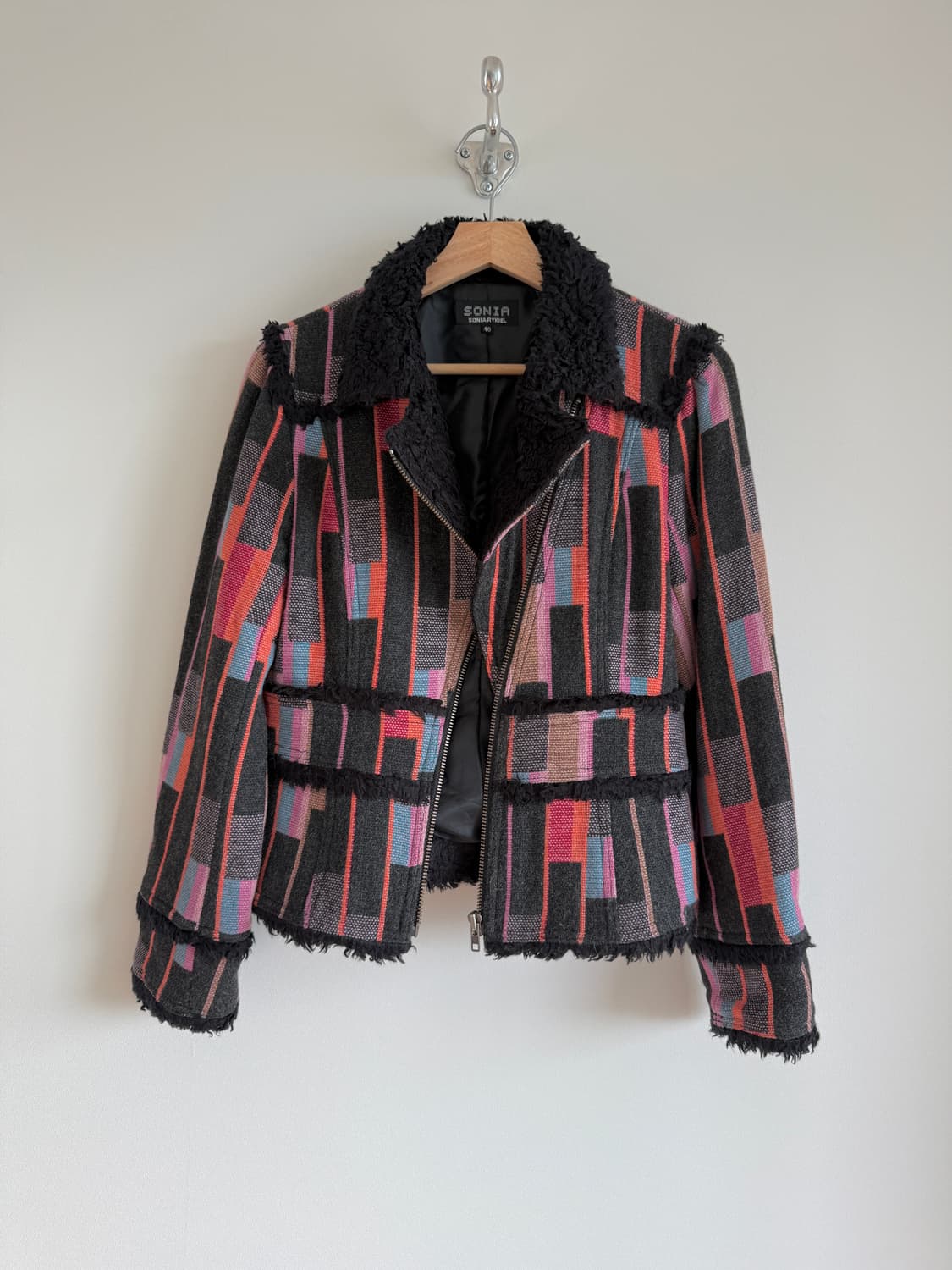 소니아 리키엘(SONIA RYKIEL) 울 라이더자켓 상품이미지1