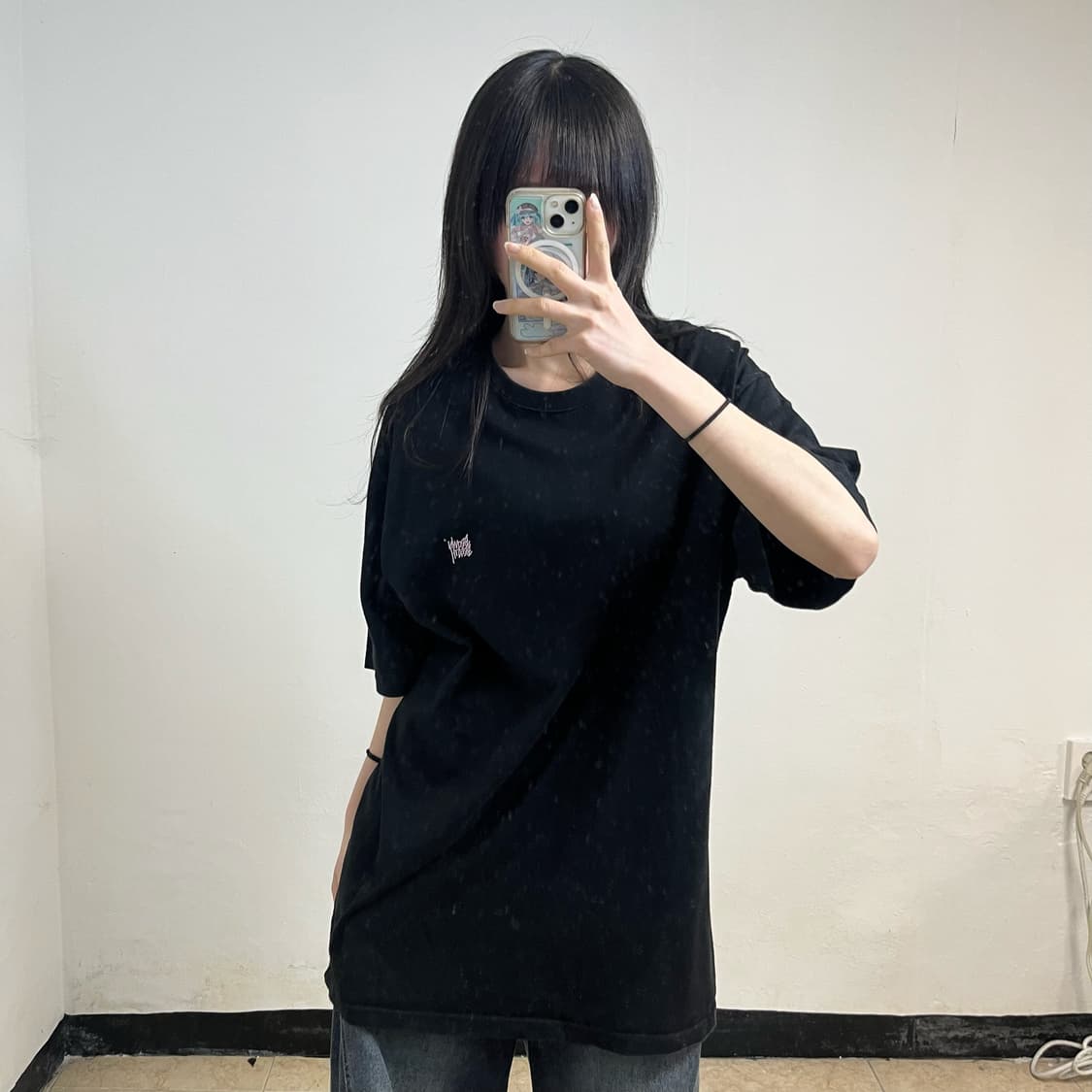 Brown Breath black t-shirt 상품이미지1
