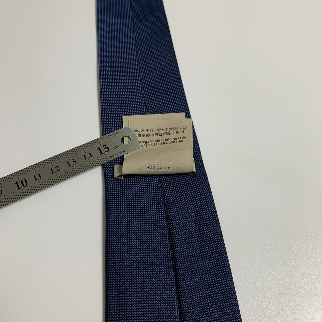 보테가 베네타 솔리드 이태리 100실크 명품넥타이 최상급 7.5cm 상품이미지8