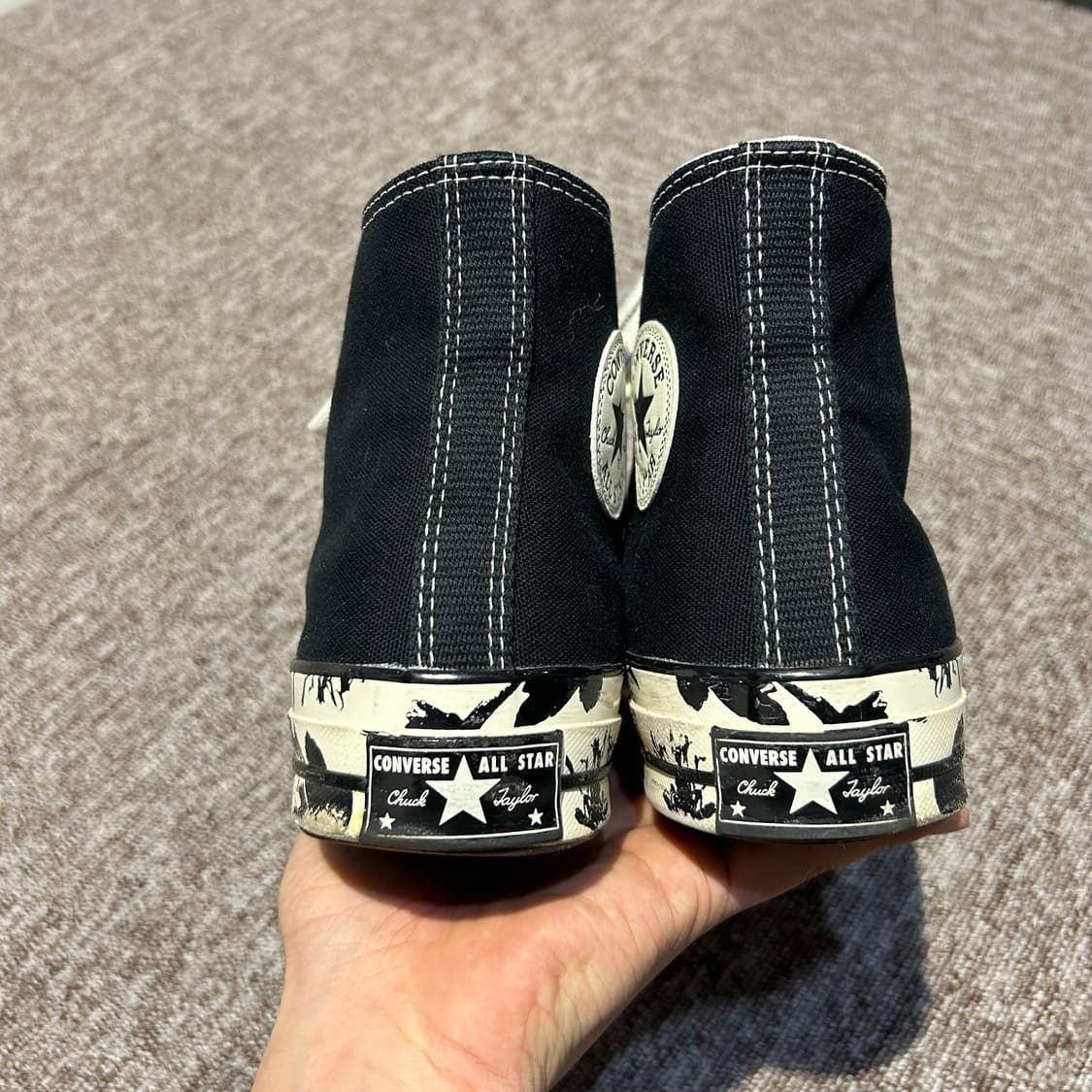 275) 컨버스 척테일러 척70 하이 블랙 스니커즈  상품이미지6
