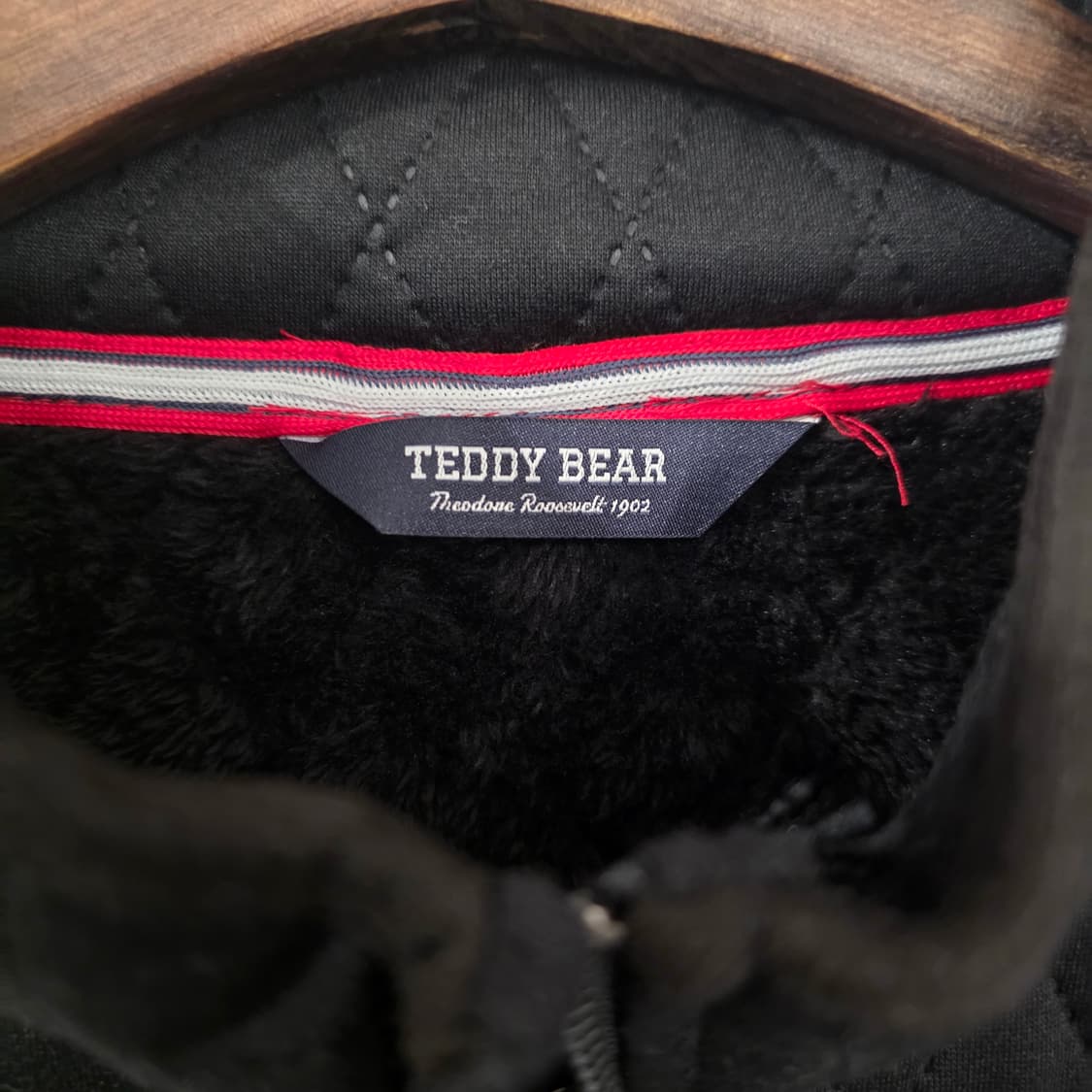 테디베어 블랙 다이아 퀼팅 자켓 105 상품이미지6