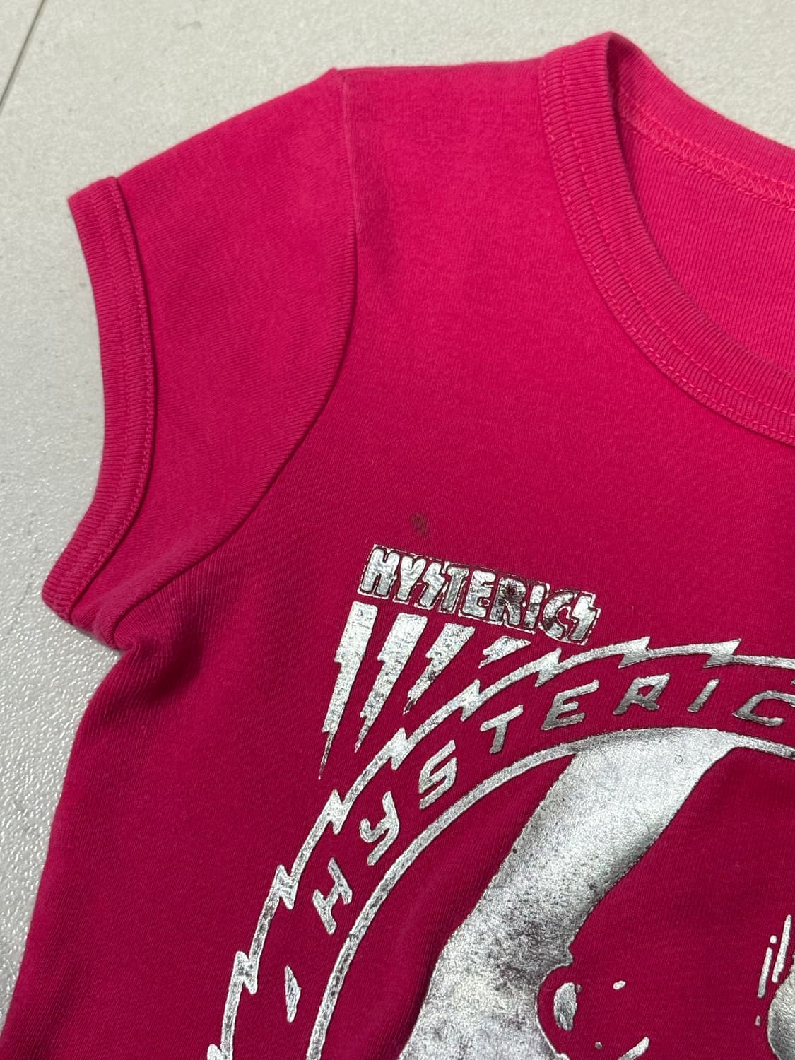 히스태릭 글래머 아카이브 입체 히스걸 그래픽 반팔 티셔츠 상품이미지4