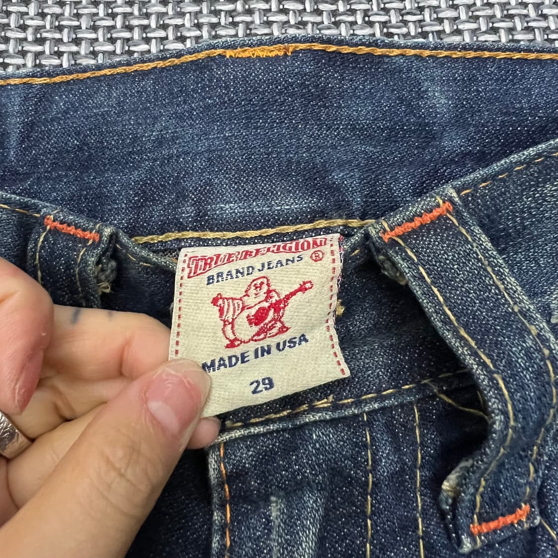 트루릴리전 조이 데님팬츠 상품이미지2