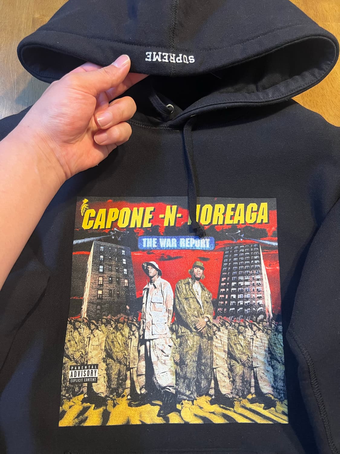 슈프림 카포네 워리포트 후디 상품이미지2