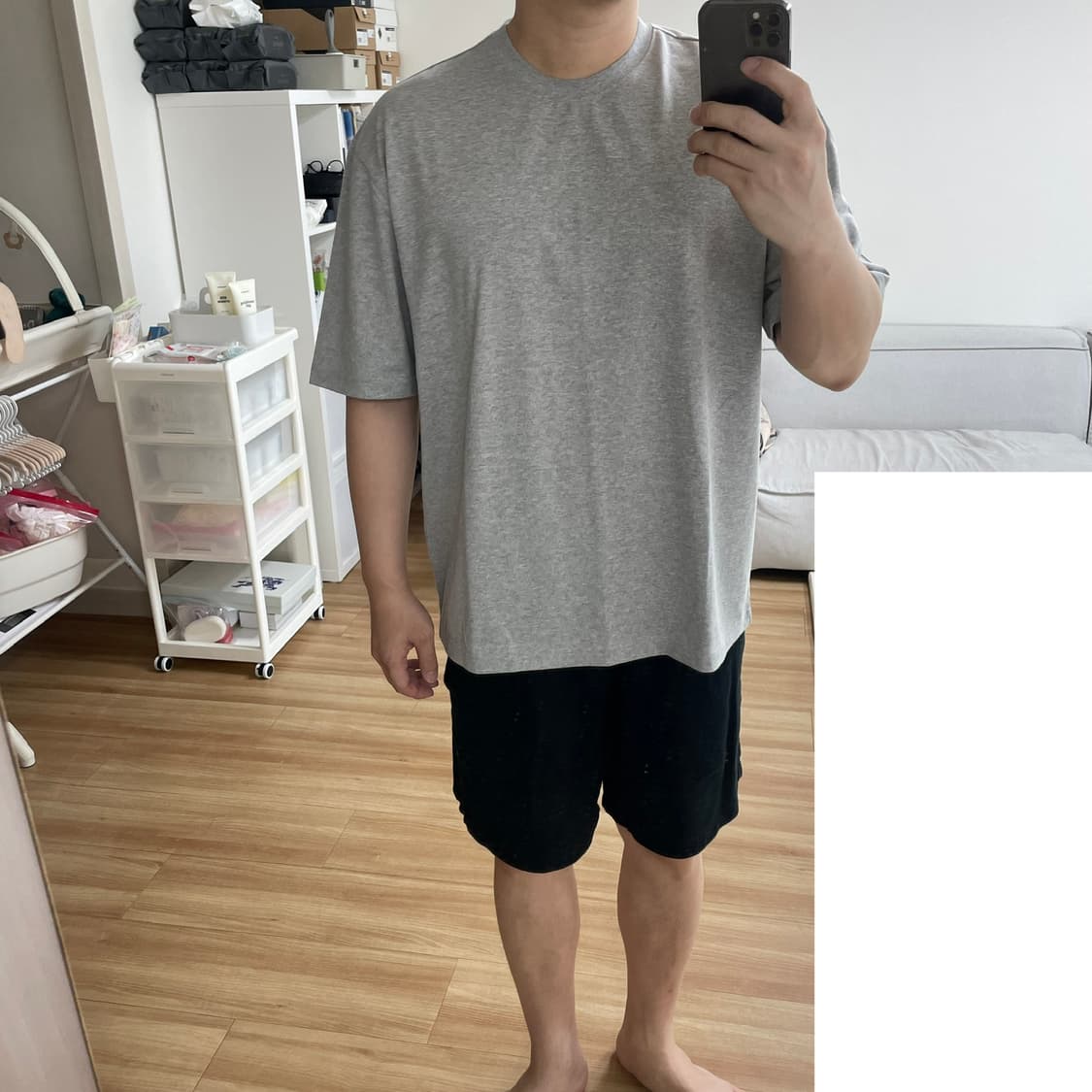 (새제품)리우아 CP 세미오버핏 반팔티 (4종 묶음) 상품이미지5