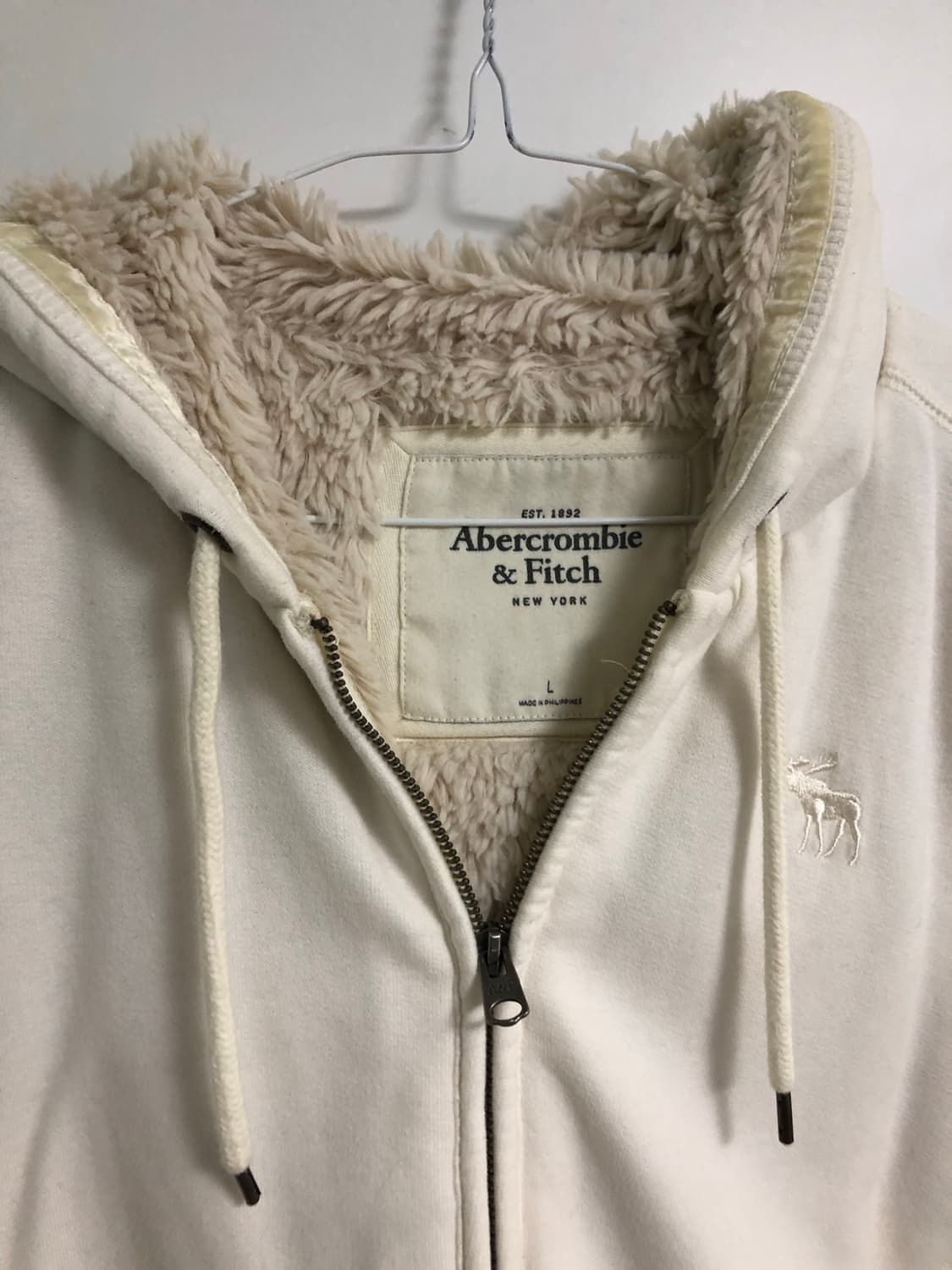 아베크롬비 양털 후드집업 상품이미지3