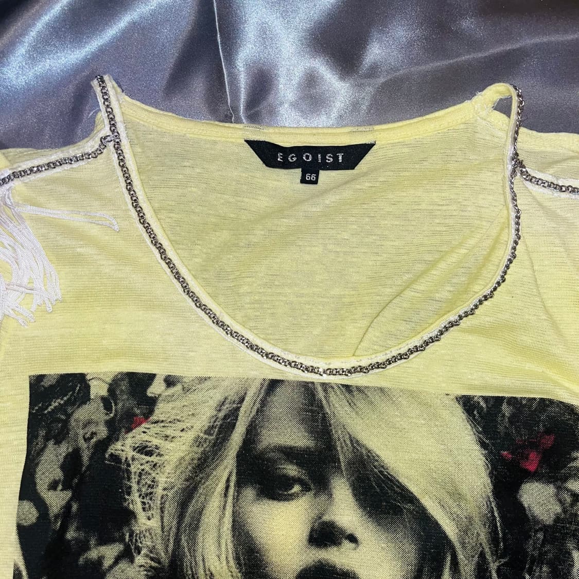 Egoist Y2k tassel t shirts 이고이스트 반팔티셔츠 상품이미지3