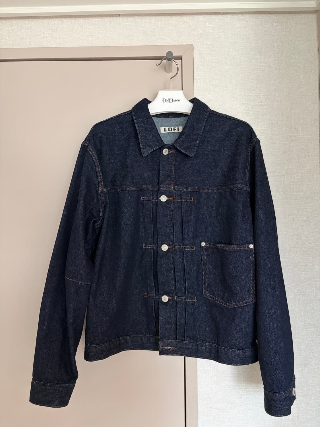 로파이 원 데님 자켓 (인디고 블루) L 상품이미지3