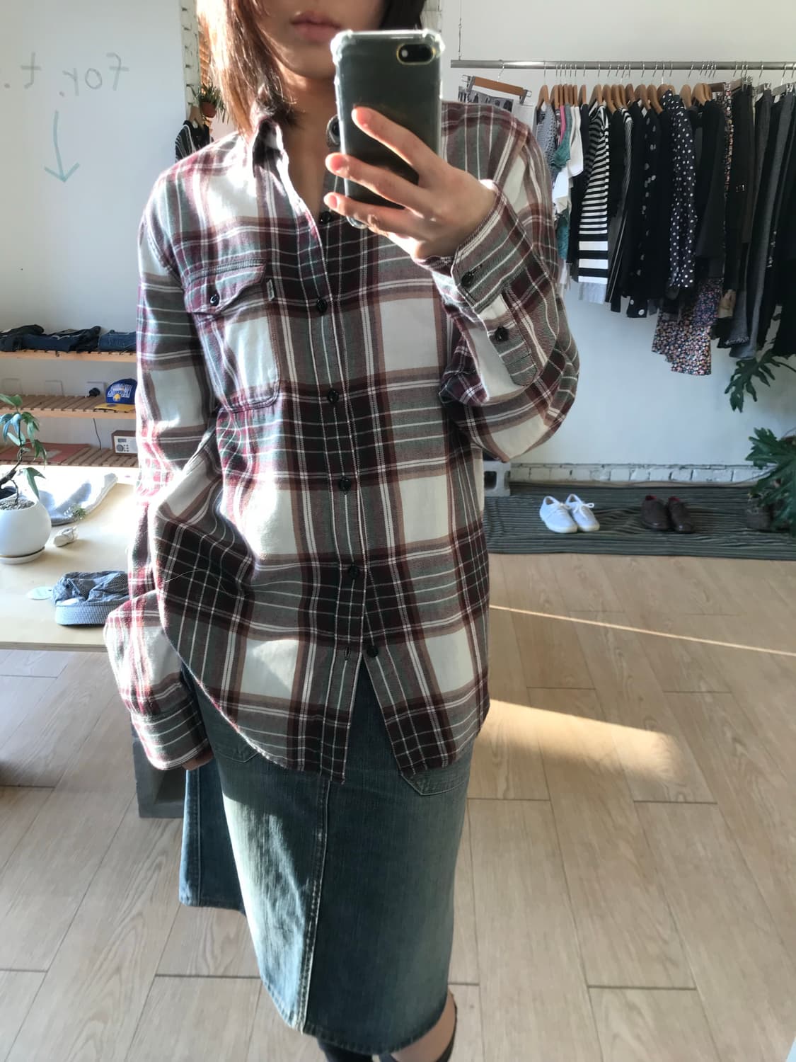 Levi's check shirt 상품이미지1