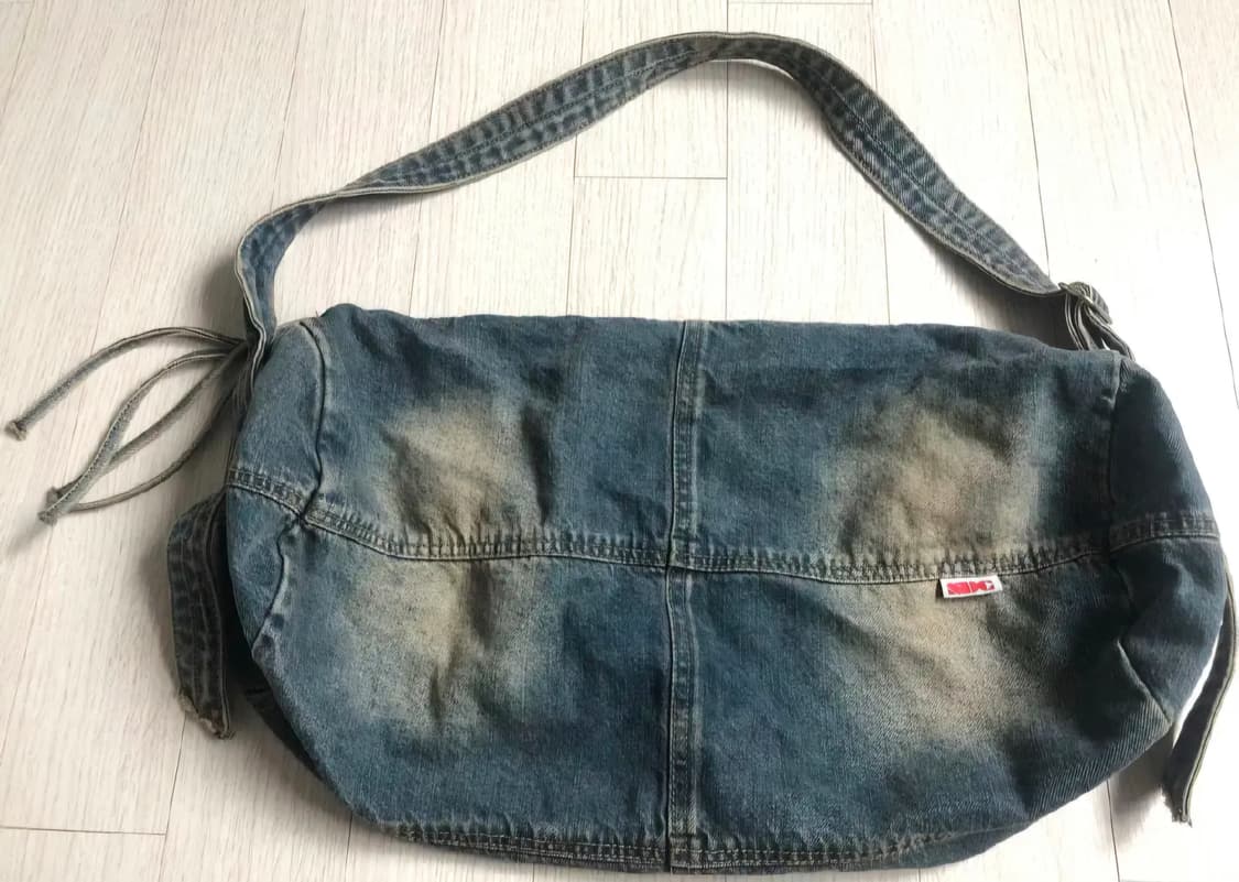 스컬프터 데님 더블백 가방 상품이미지1