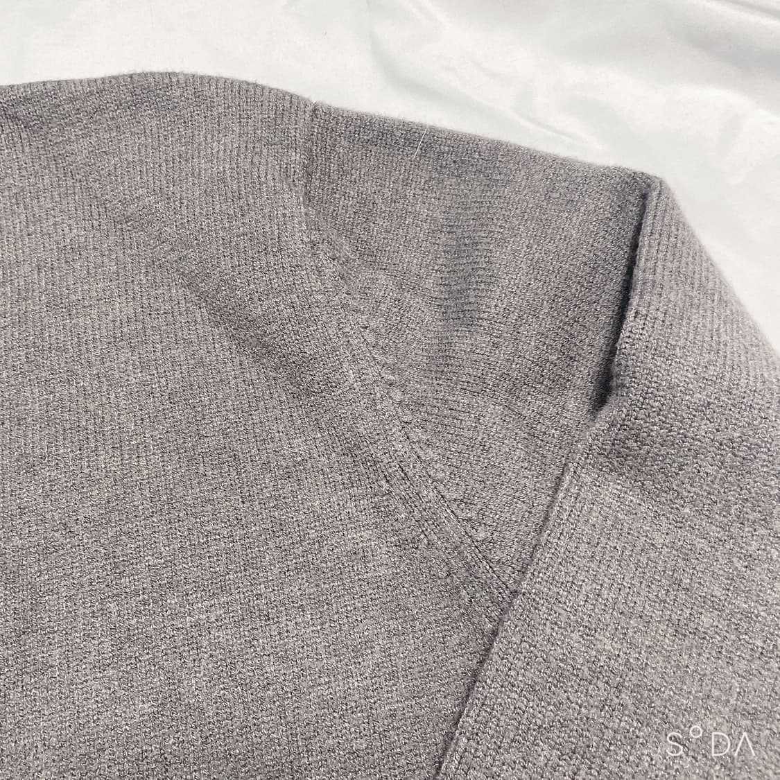 아미 하트로고 니트 그레이 L 상품이미지6