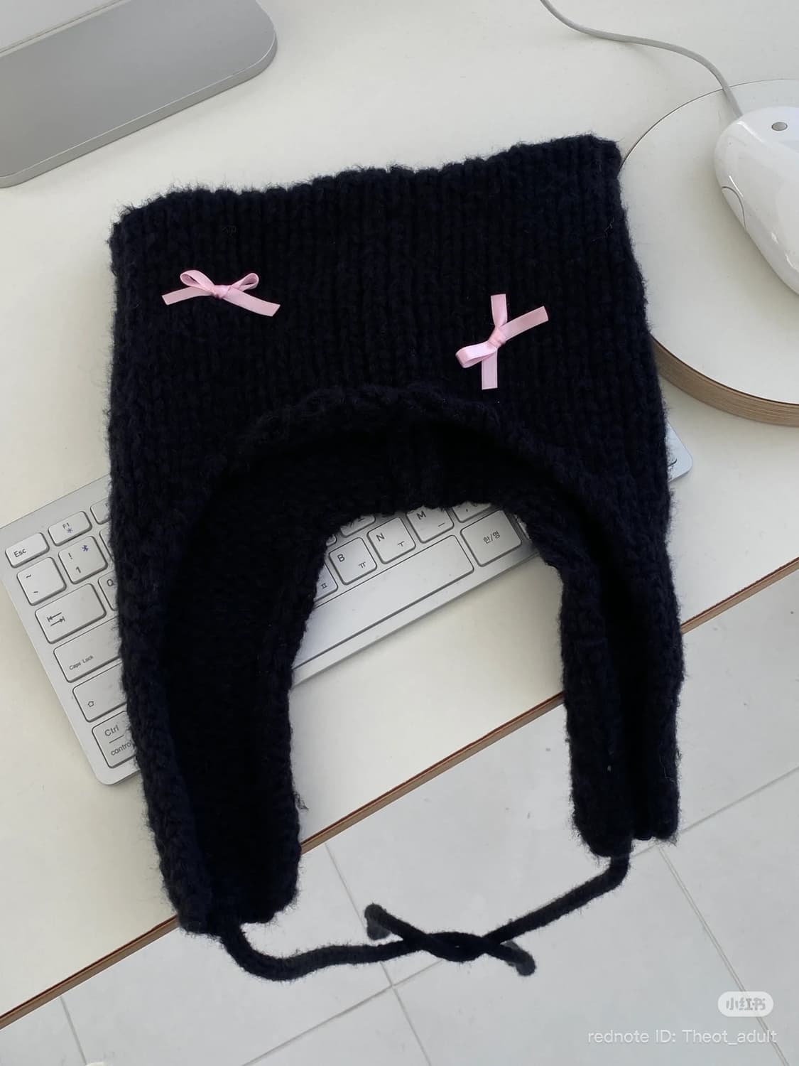 고양이 비니 니트 모자 귀돌이 상품이미지7