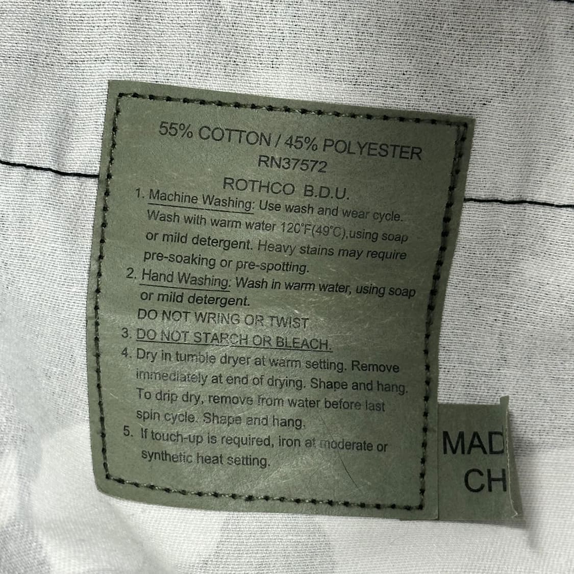 VTG 빈티지 로스코 밀리터리 카모 카고팬츠 (S/R) 상품이미지7
