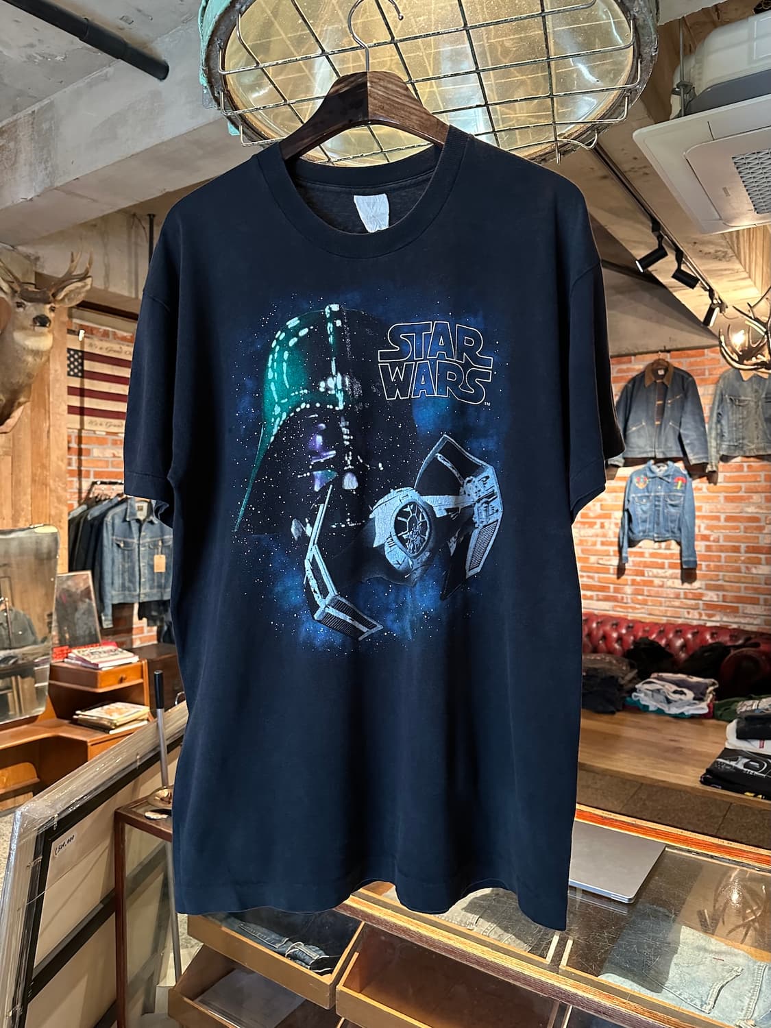 90s USA 빈티지 스타워즈 다스베이더 반팔 티셔츠 상품이미지2