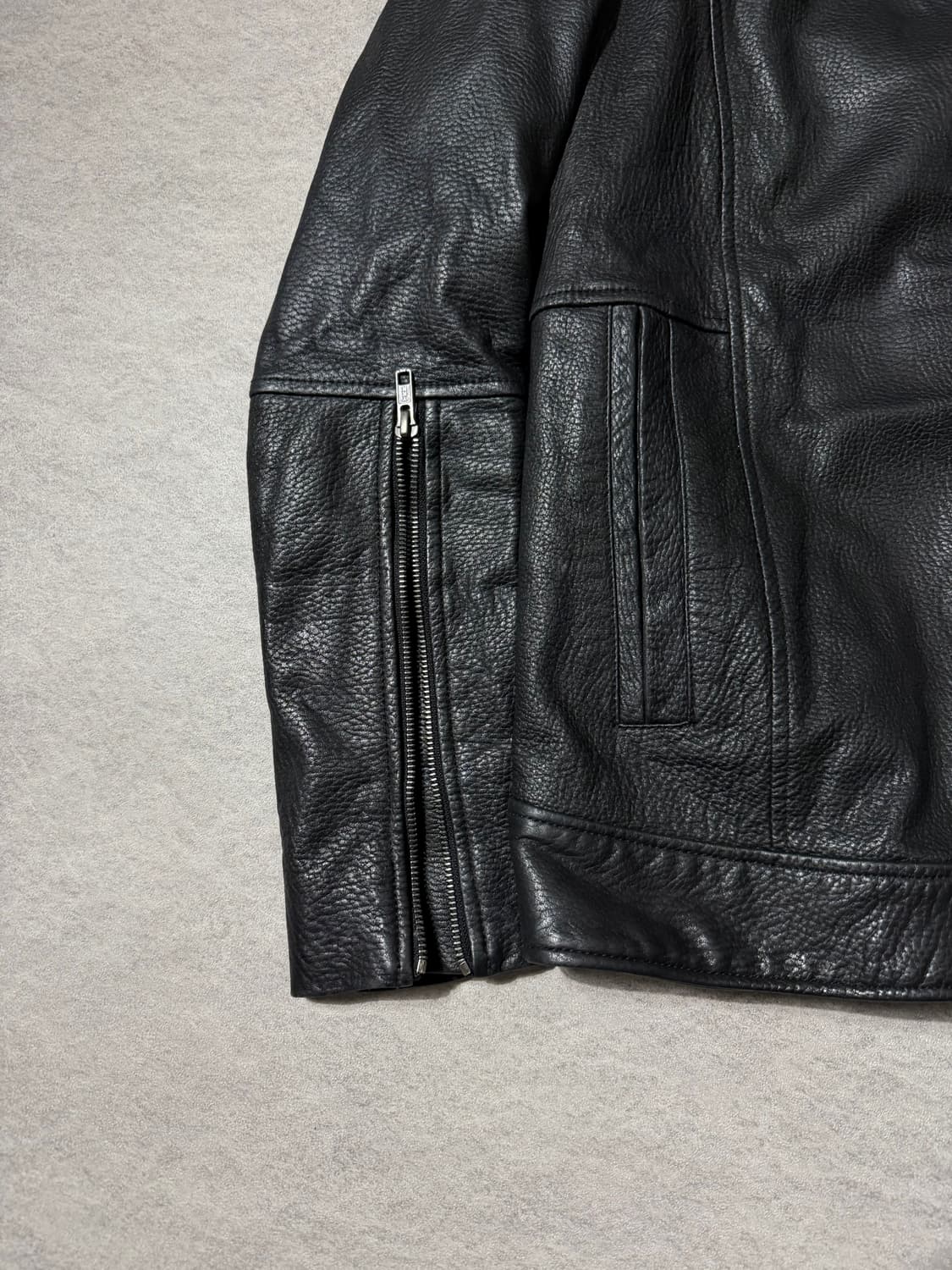 헬무트랭 비대칭 램스킨자켓 상품이미지8