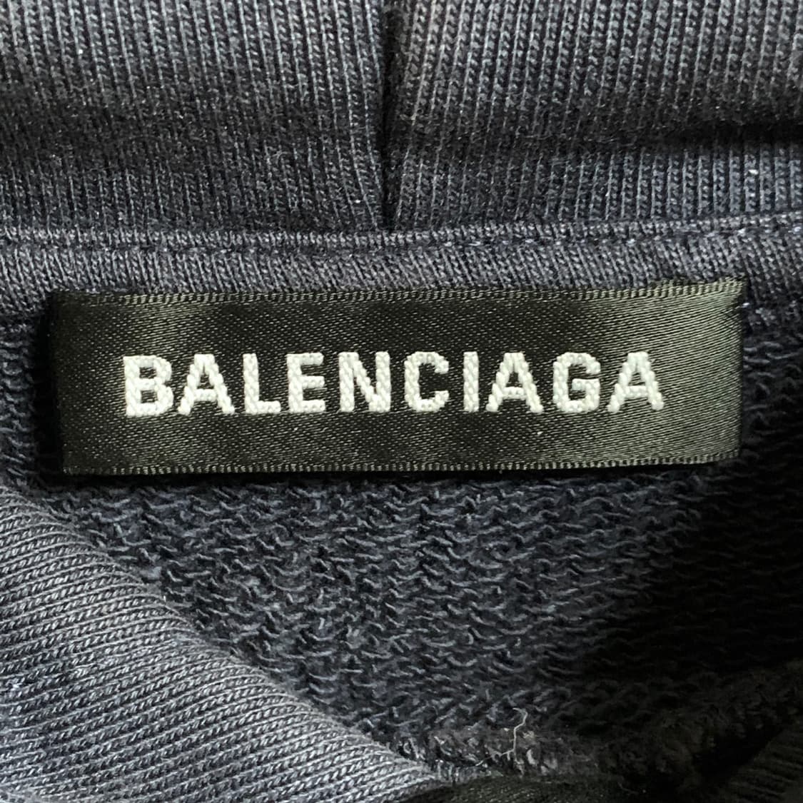 [M/95] 발렌시아가 웨이브로고 후드티 상품이미지4