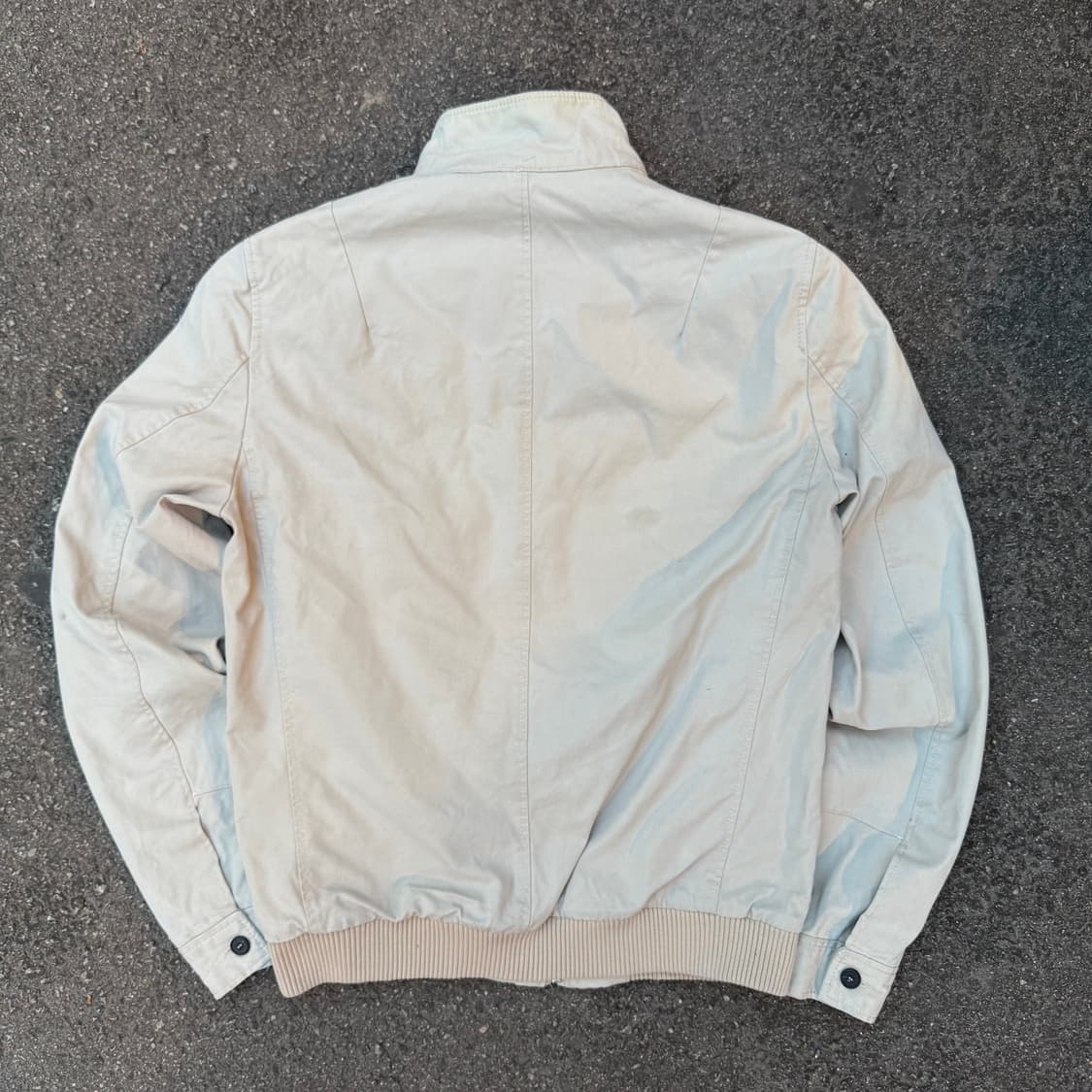 폴로 아이보리 블루종 자켓 상품이미지2