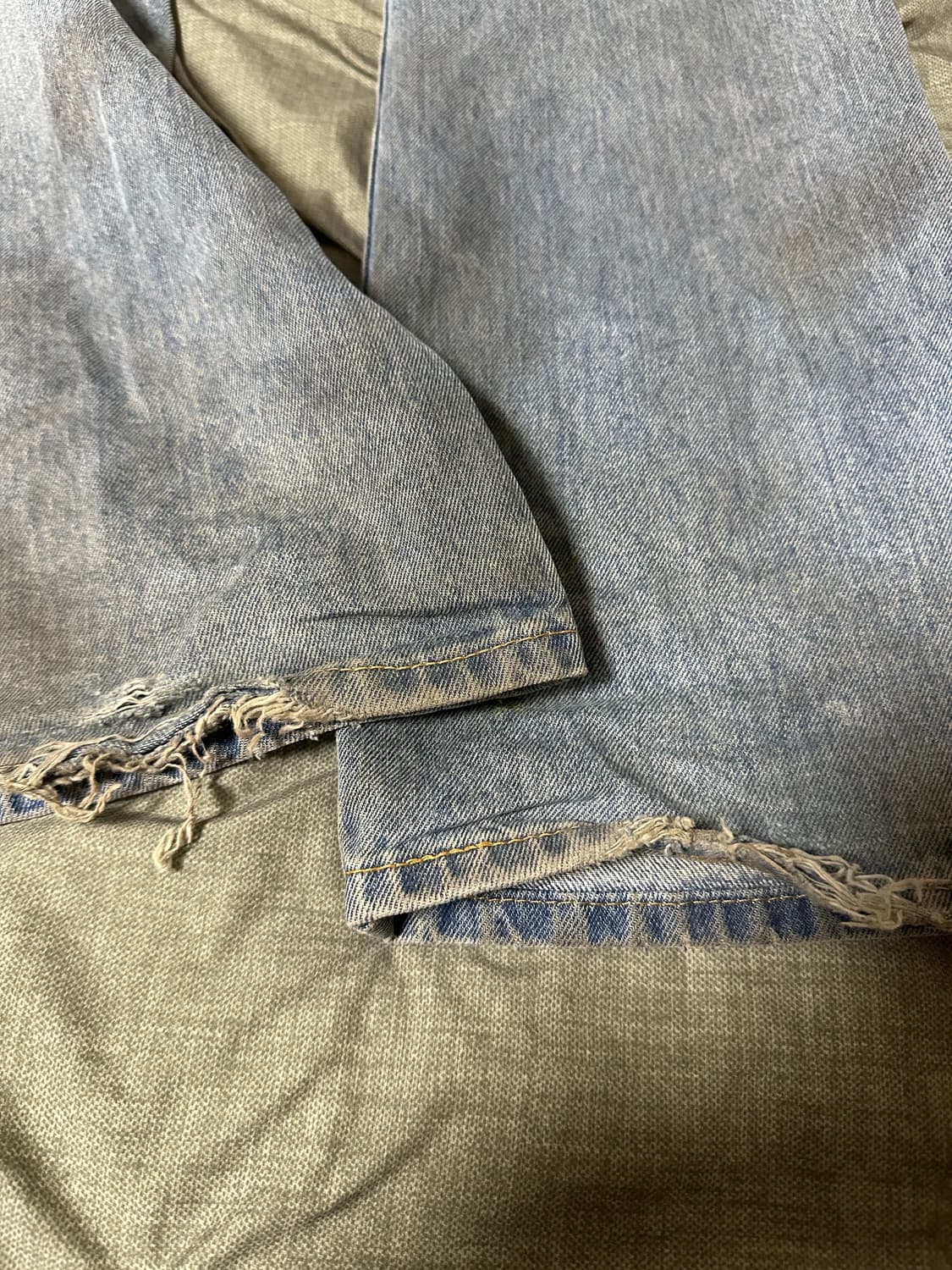 리바이스517 빈티지워싱 연청 36/32 착샷있음 상품이미지3