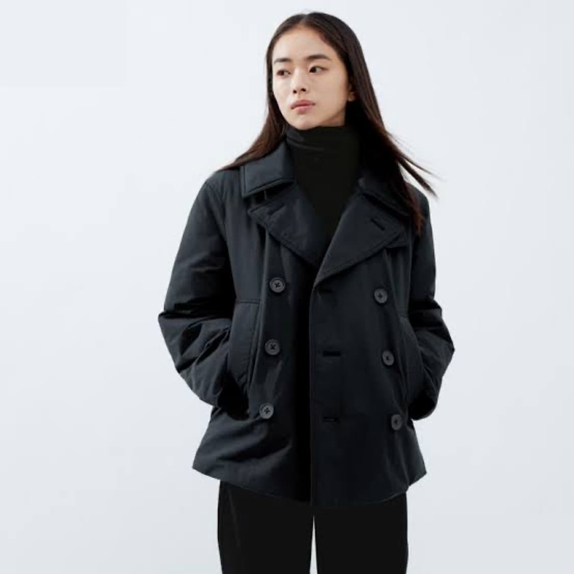 uniqlo u 패디드 쇼트 피코트 라지사이즈 상품이미지1