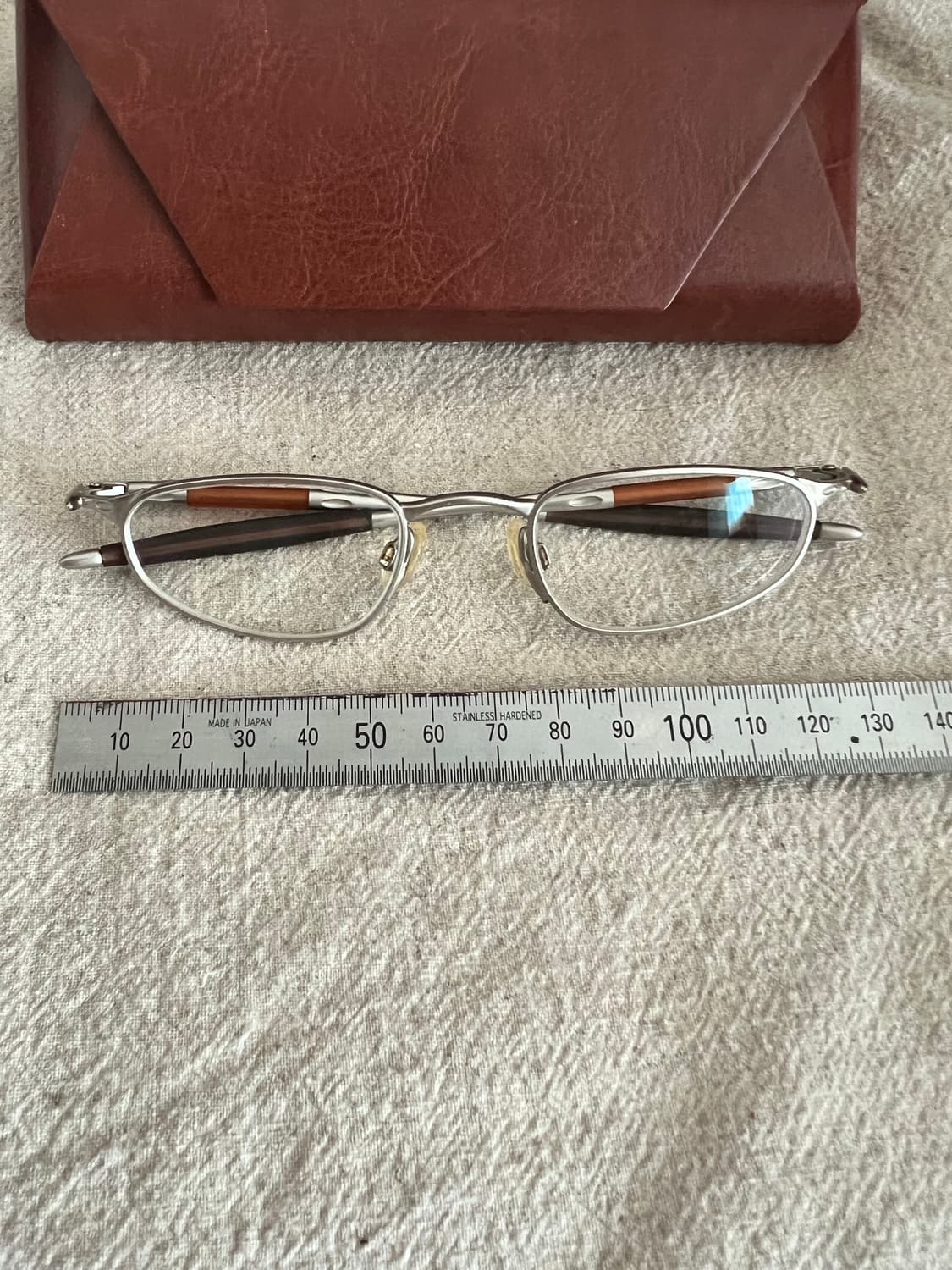 실버 프레임 안경 작은안경 상품이미지2