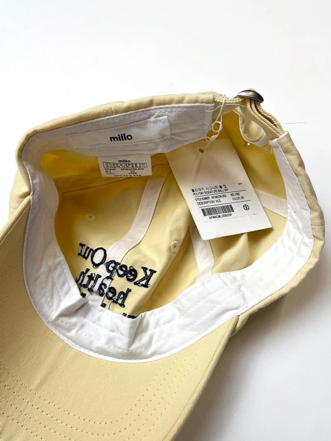 밀로 아카이브 홀리데이 시그니처 볼캡 A1588 상품이미지6