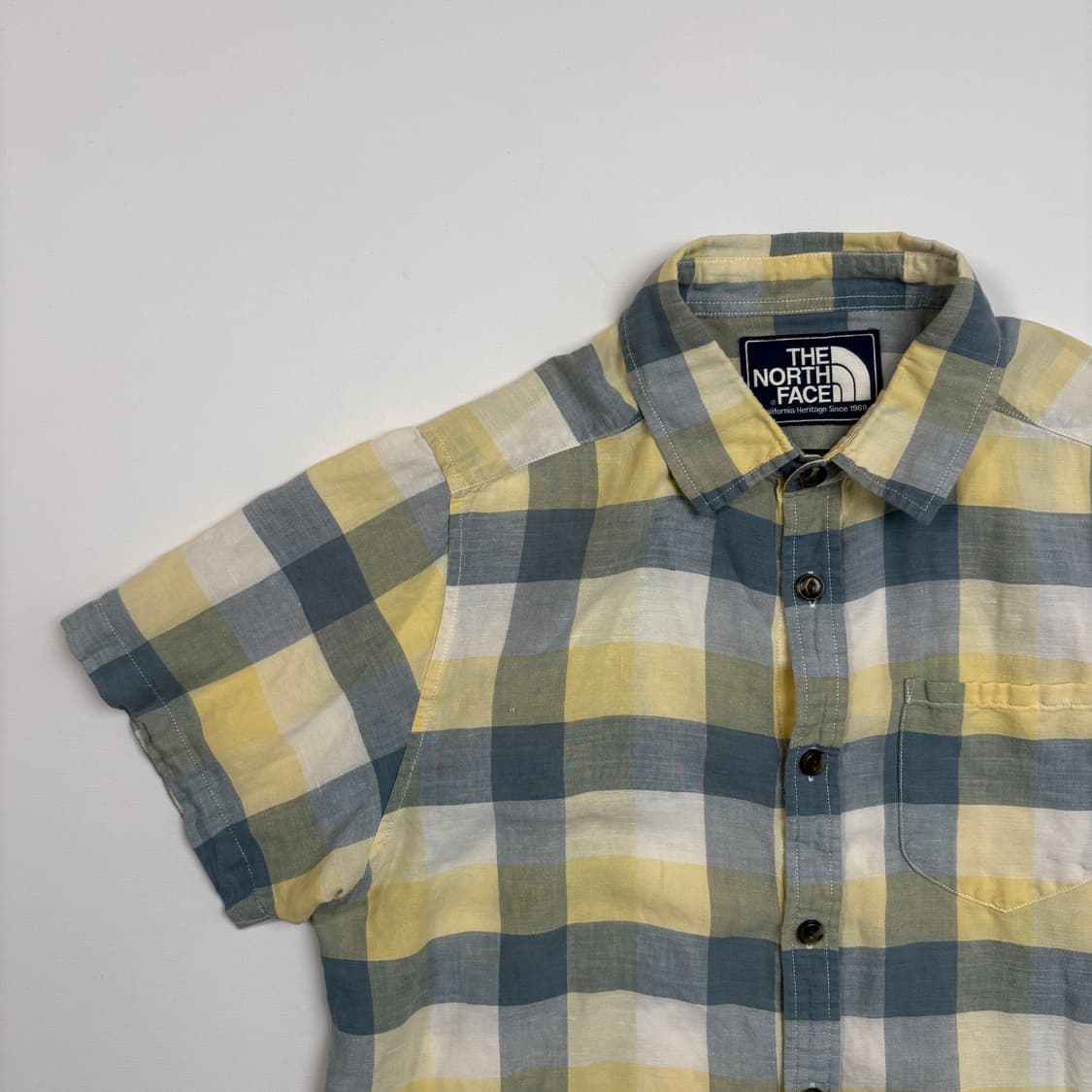 [M] The North Face linen half-shirt 상품이미지3