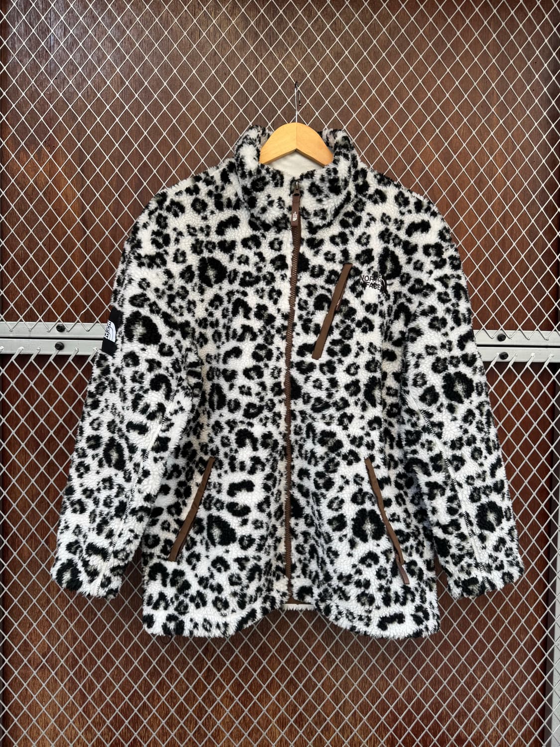 노스페이스 리모 플리스자켓 레오파드 후리스 뽀글이 L 상품이미지1