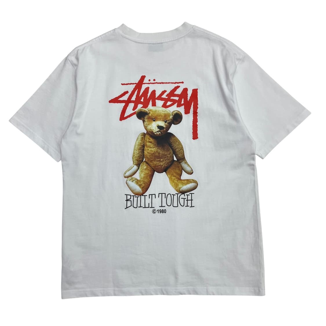 스투시 미니로고 화이트반팔 M 상품이미지4