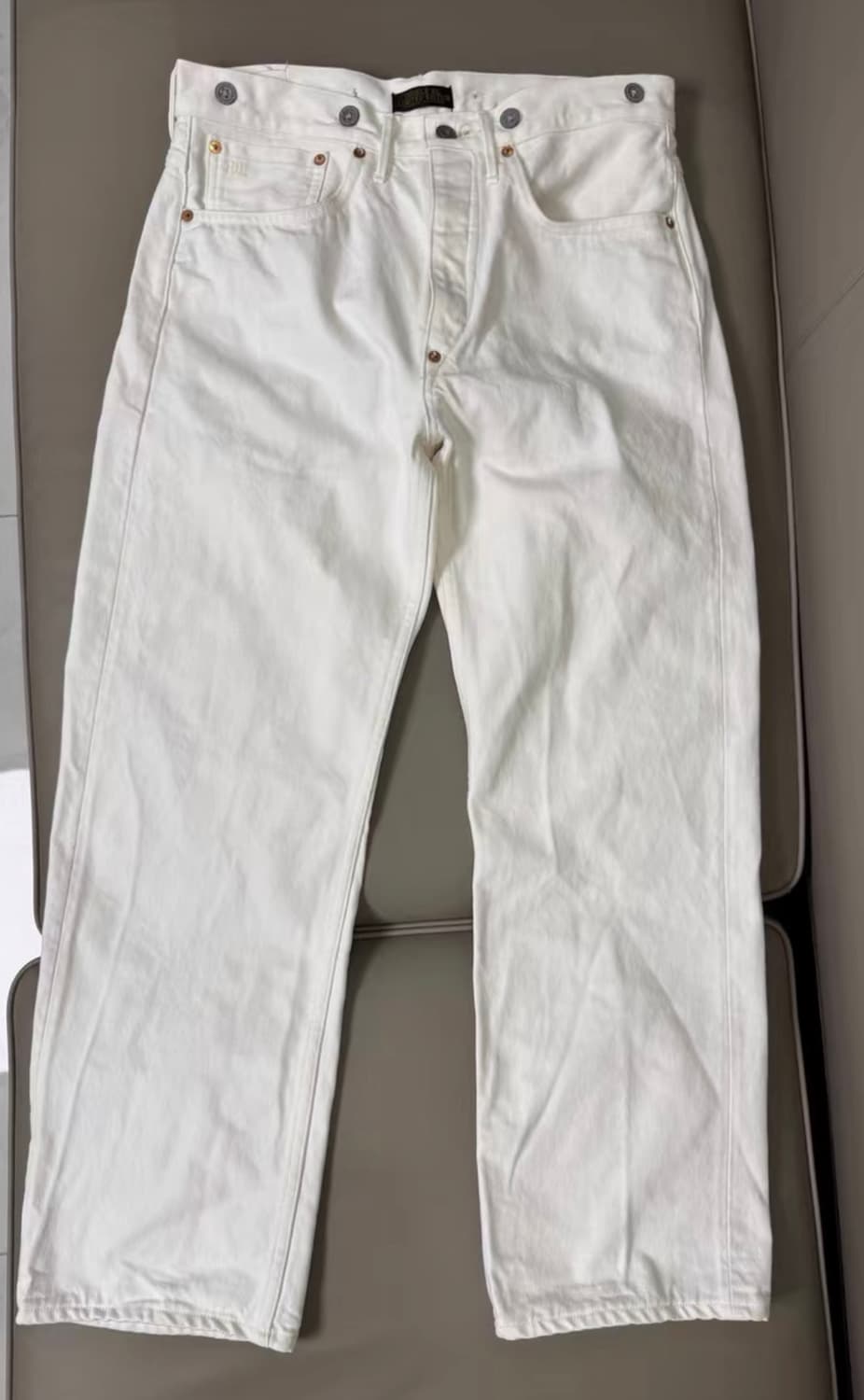 rrl 빈파포 리미티드 화이트진 32/30 상품이미지2