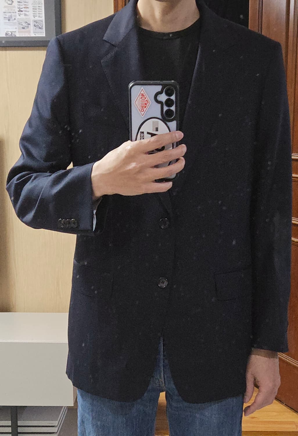 (착샷) 타임옴므 블레이저 에르메네질도 제냐 자켓 상품이미지9